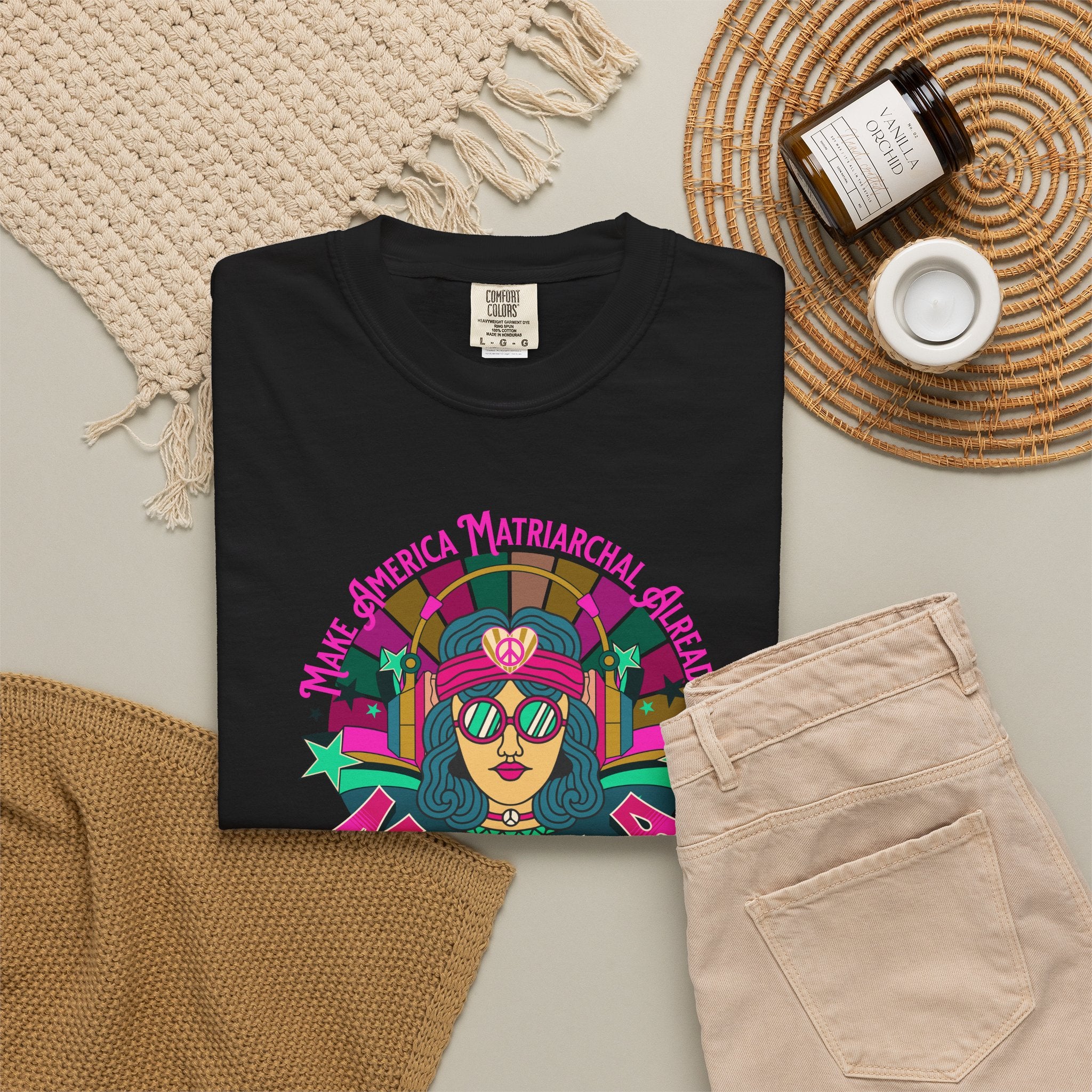 Bright M.A.M.A Matriarchal T-Shirt — Make America Matriarchal Already Feminist Tee