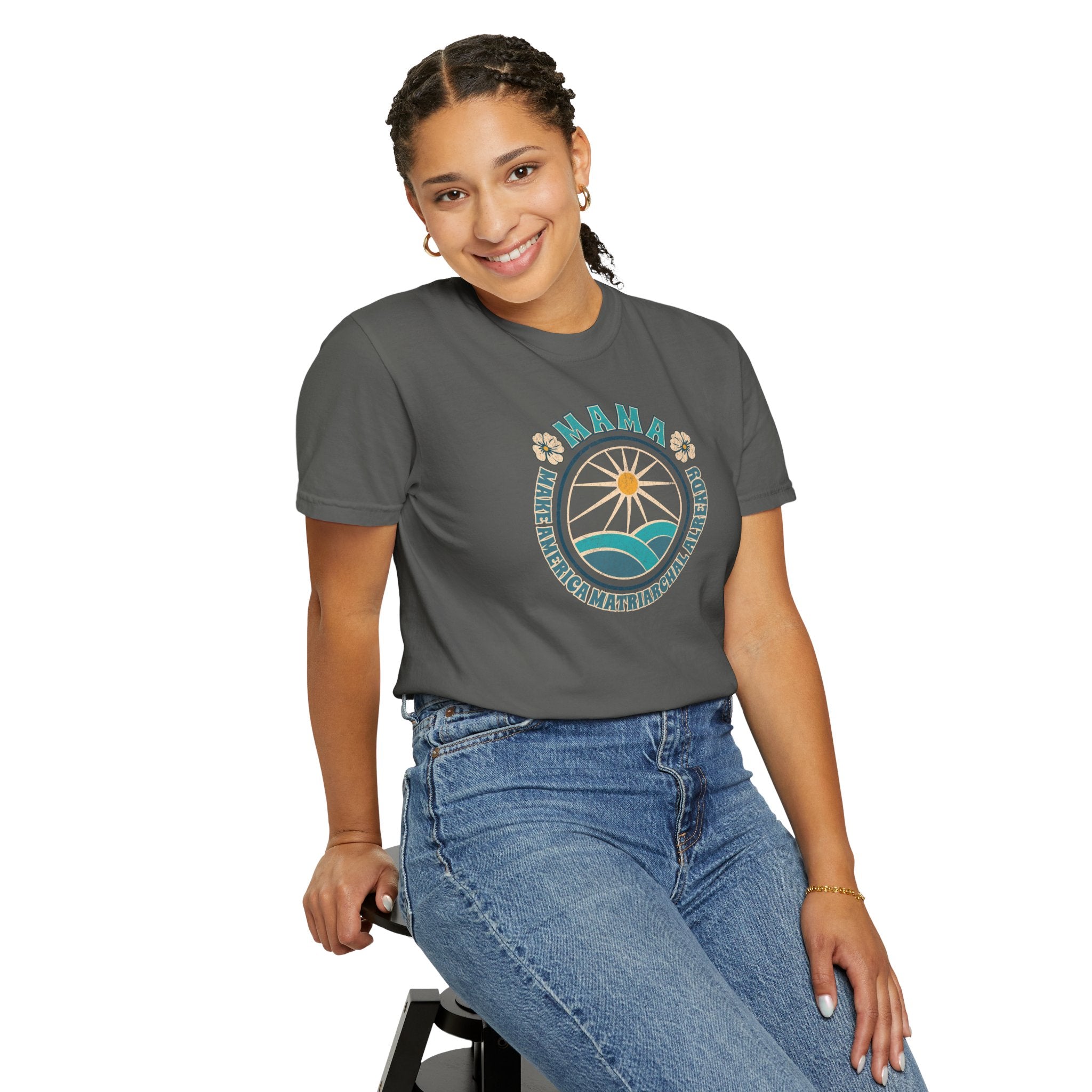 M.A.M.A Oceanic Summer Matriarchal T-Shirt — Make America Matriarchal Already Feminist Tee