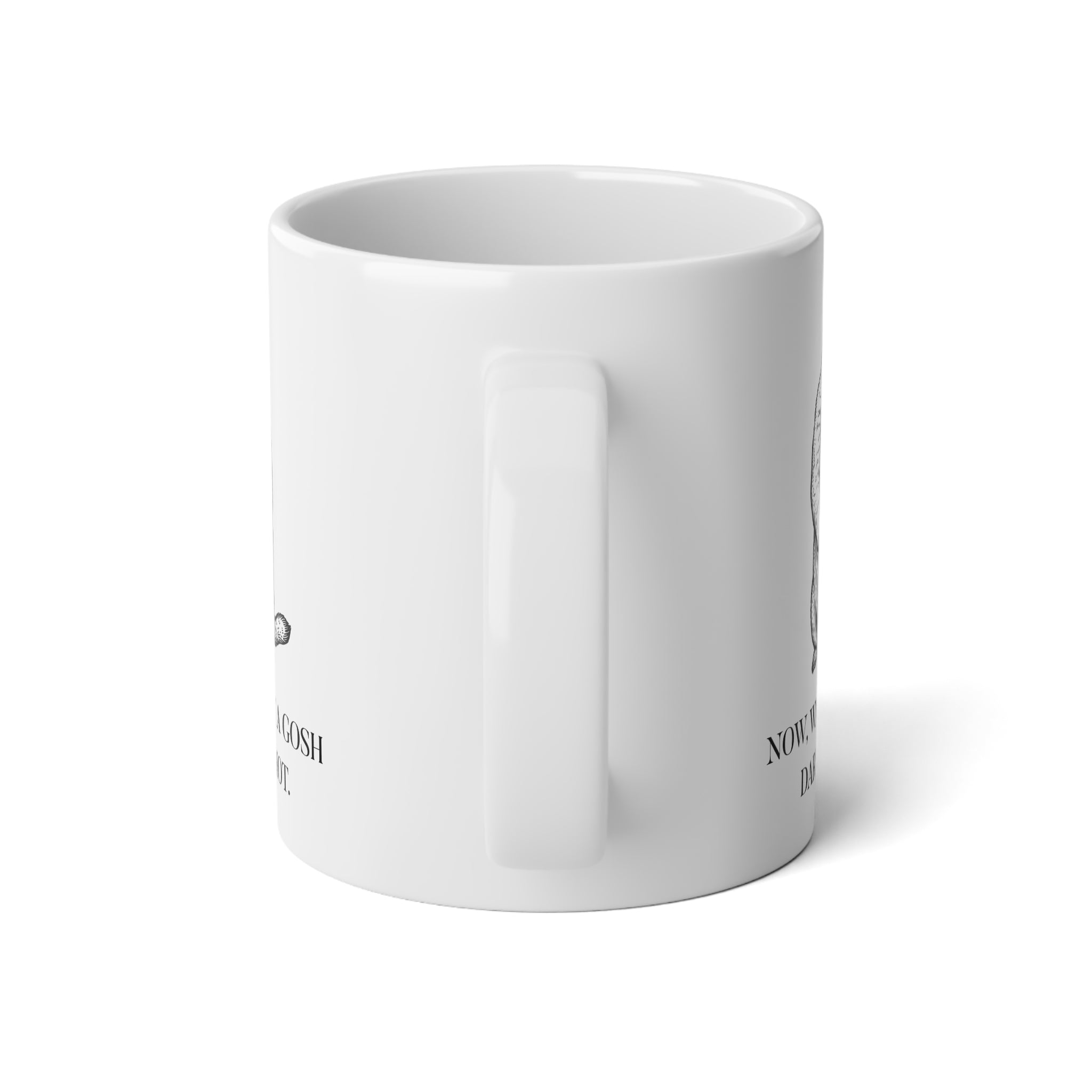 Marmot Pun Jumbo 20 oz mug | "Wait Just a Gosh Darn Marmot.