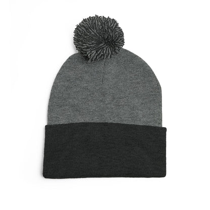 Team SISU Pom Pom Tuque Black and Grey