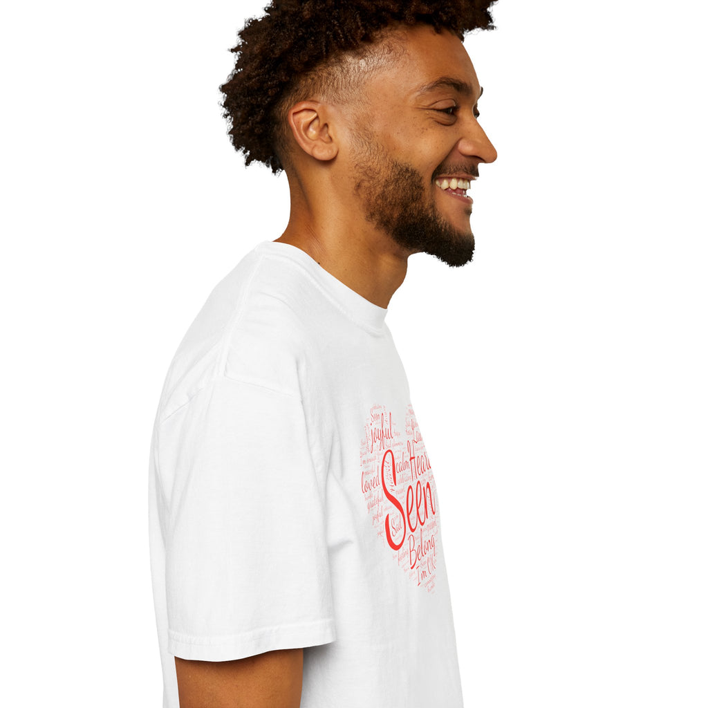 Seen Heart Tee | Support Mental Health Awareness Top | Belonging Tshirt