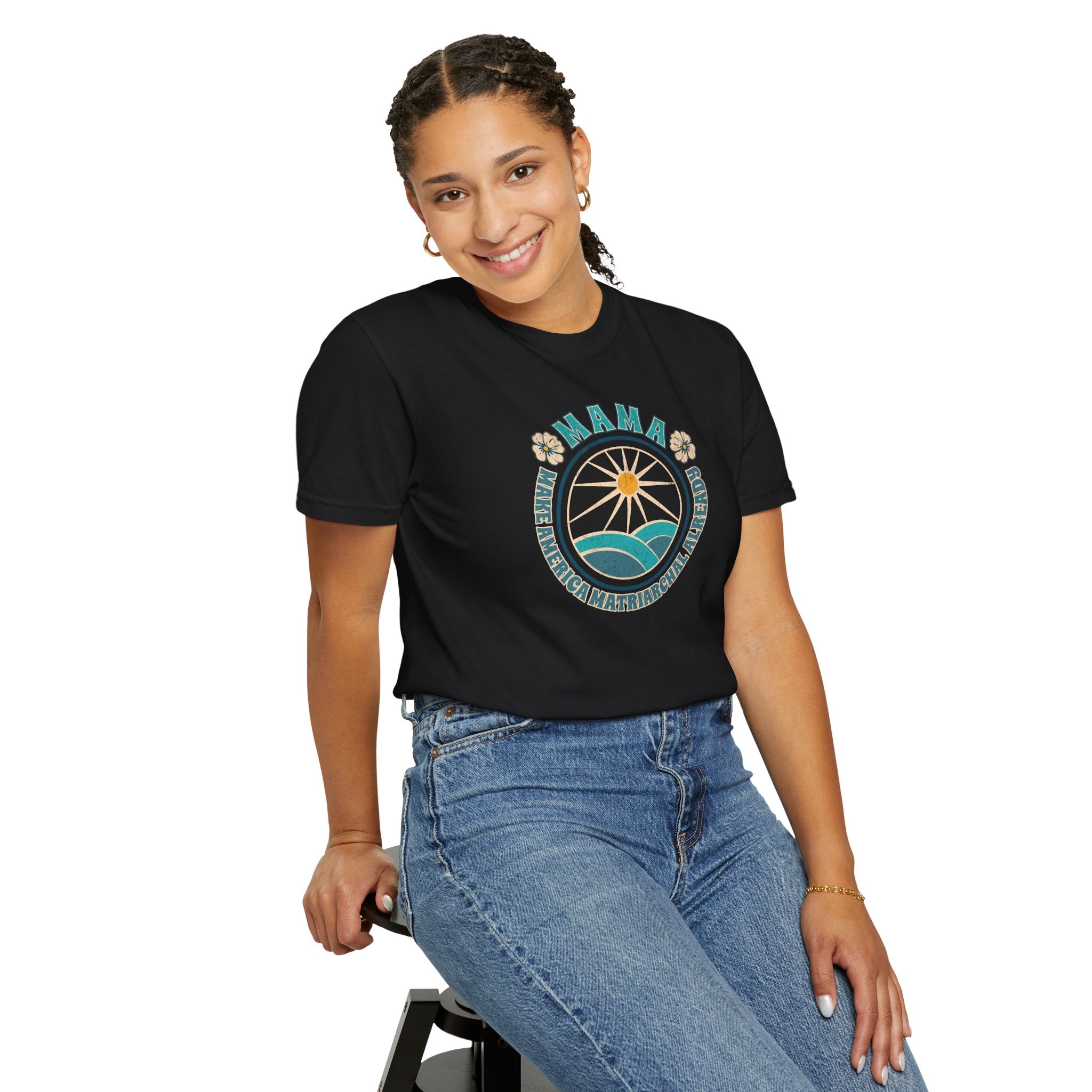 M.A.M.A Oceanic Summer Matriarchal T-Shirt — Make America Matriarchal Already Feminist Tee