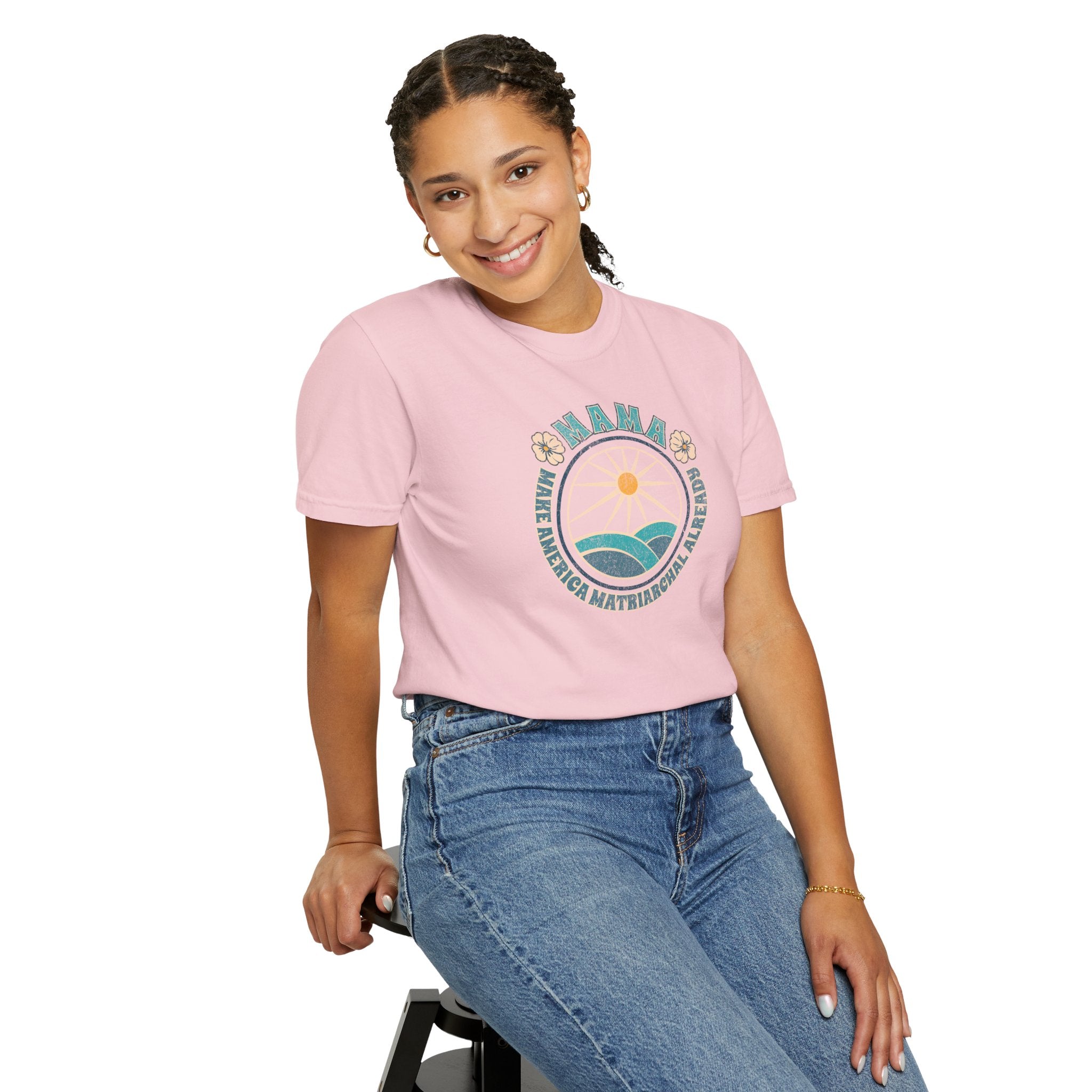 M.A.M.A Oceanic Summer Matriarchal T-Shirt — Make America Matriarchal Already Feminist Tee