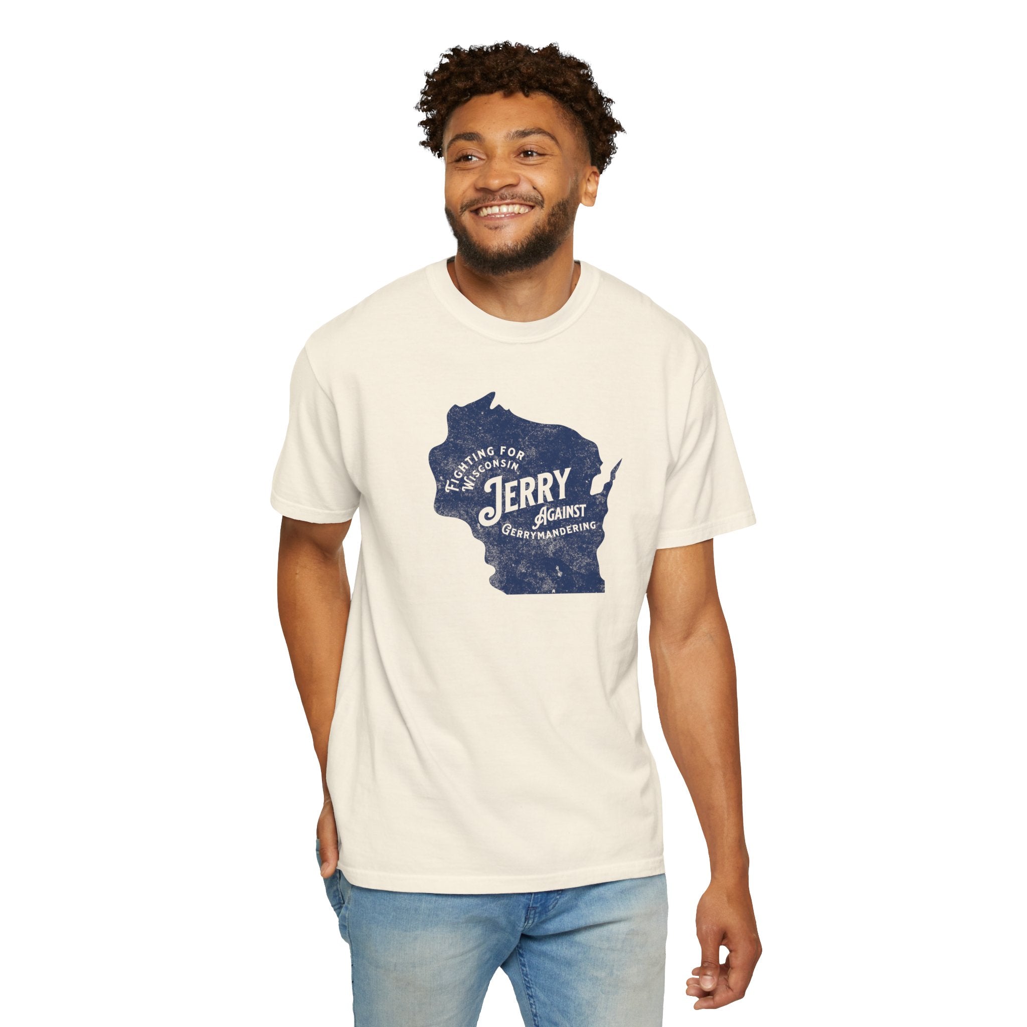 Wisconsin 'Jerry against Gerrymandering' Vintage T-Shirt