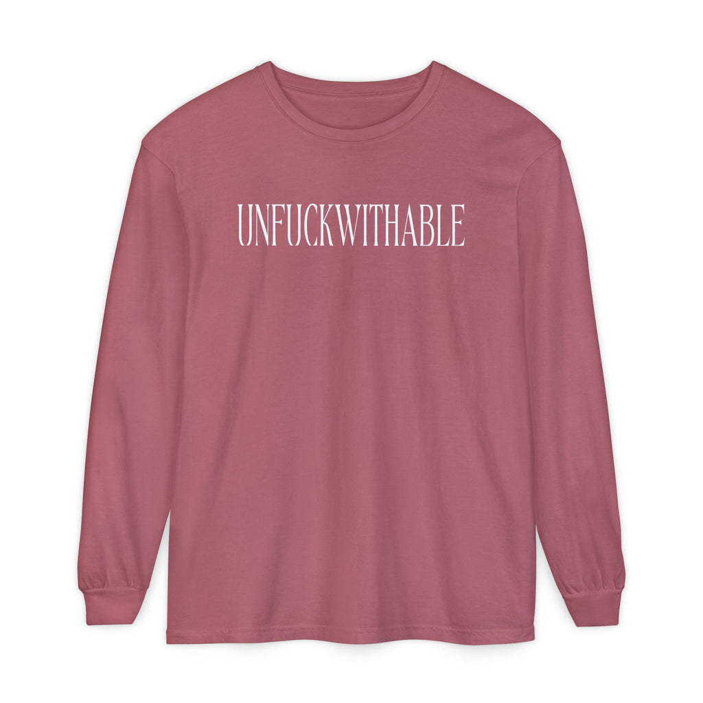 UNFUCKWITHABLE Long Sleeve graphic T-Shirt | Bold Statement Tee