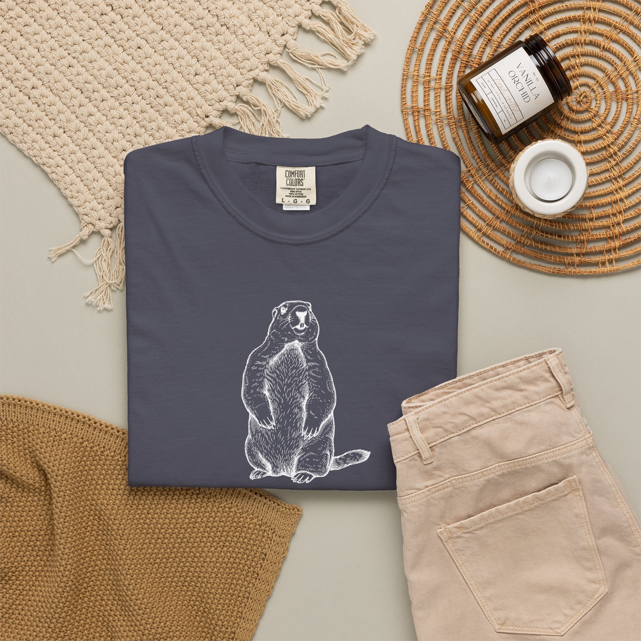 "Wait Just a Gosh Darn Marmot" Tshirt | Animal Lover Humor Tee