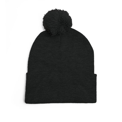 Team SISU Pom Pom Tuque Black and Grey