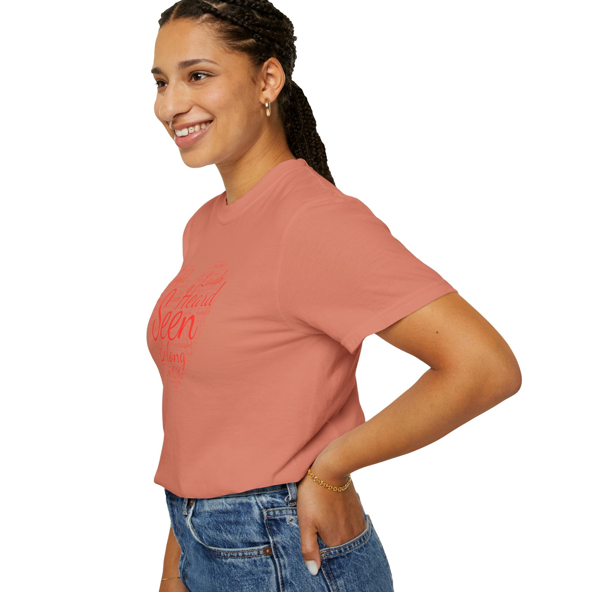 Seen Heart Tee | Support Mental Health Awareness Top | Belonging Tshirt