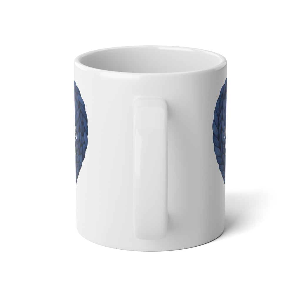 Minnesota Strong heart knit design Mug | 20oz jumbo coffee mug