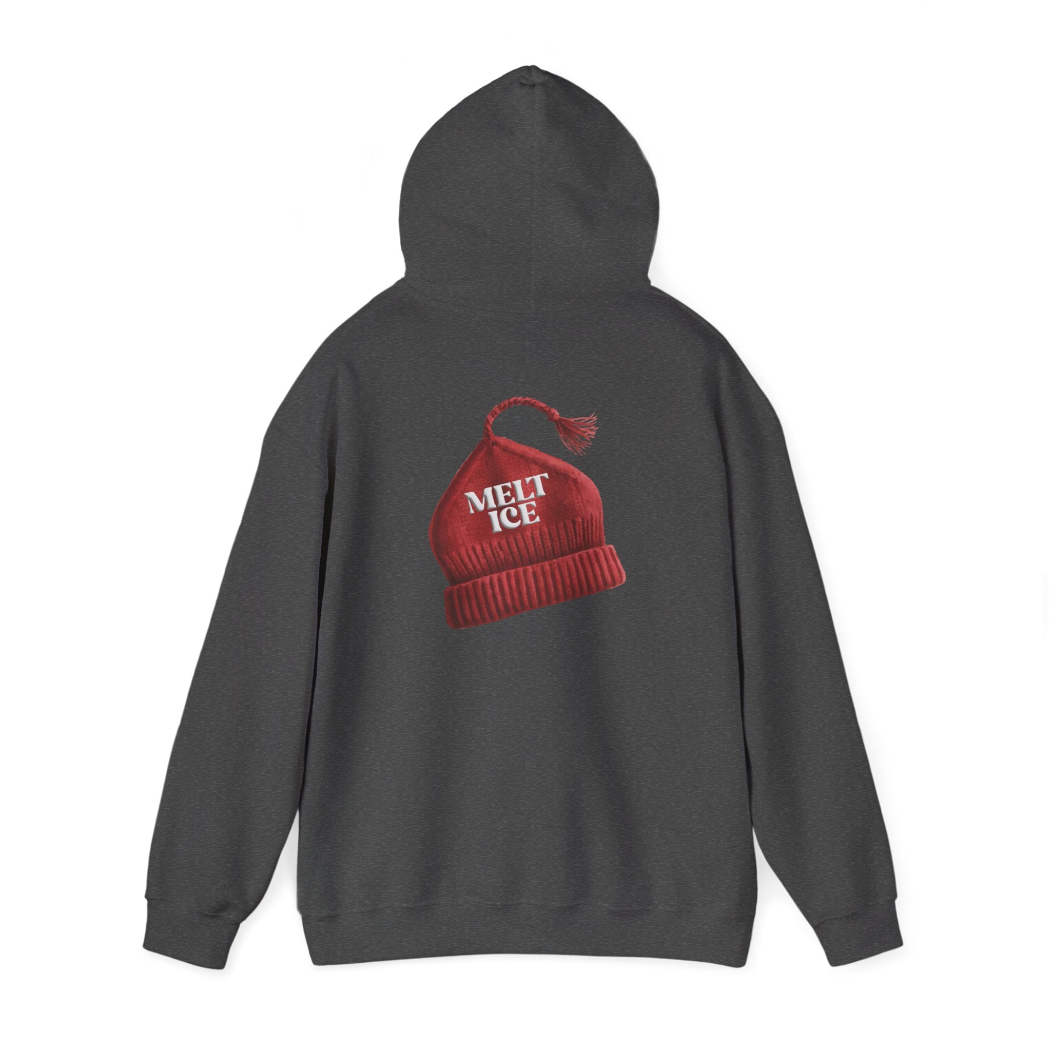 Melt Ice Red Beanie Hoodie | Resistance Sweatshirt