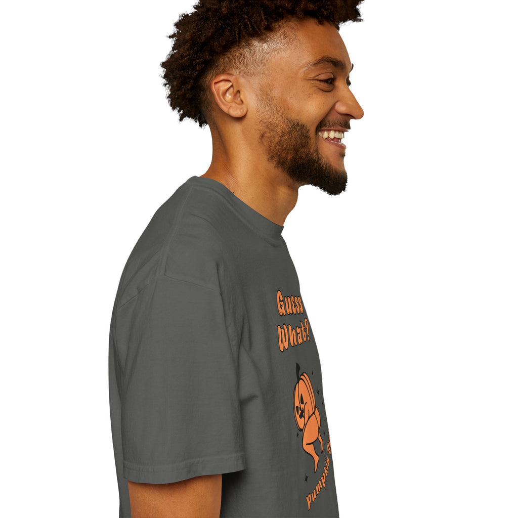 Halloween Pumpkin Shirt - "Guesss What? Pumpkin Butt" Cute Retro Graphic Tee
