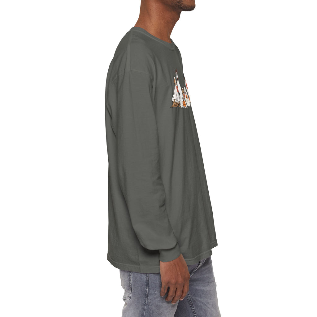 Halloween Ghost Dogs Long Sleeve Tshirt | Fun Holiday original design Long Sleeve