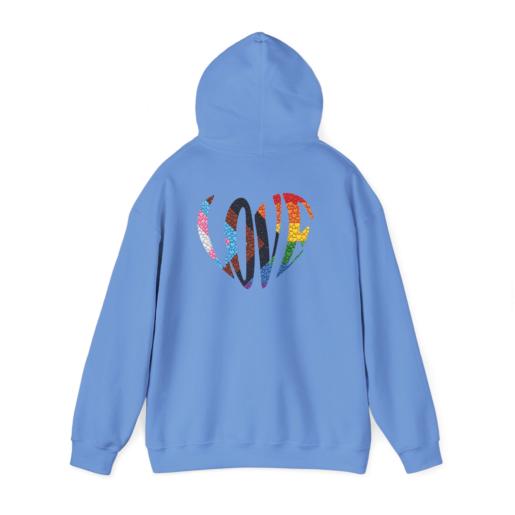 LGBTQIA Pride Heart Hoodie | Rainbow Pride Flag Heart Pullover