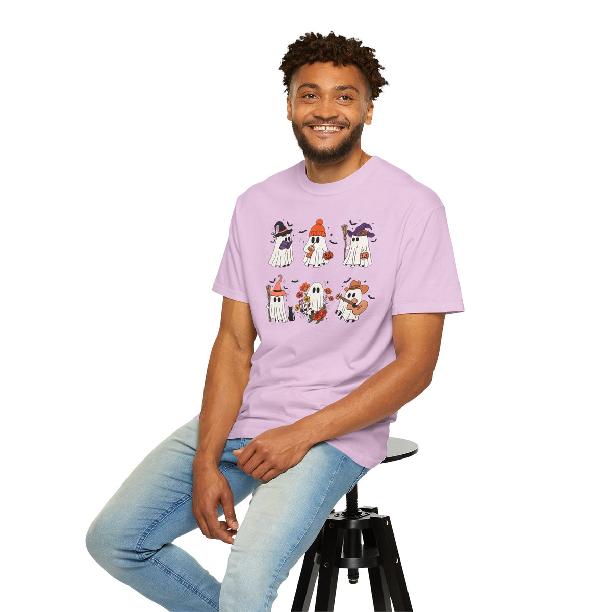 Cute Halloween Ghost Tshirt | Cozy Fall Vibes Top