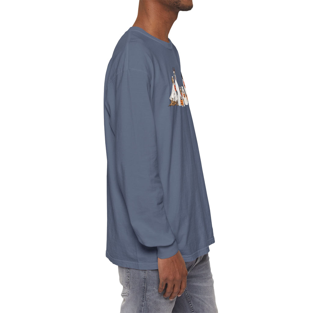 Halloween Ghost Dogs Long Sleeve Tshirt | Fun Holiday original design Long Sleeve