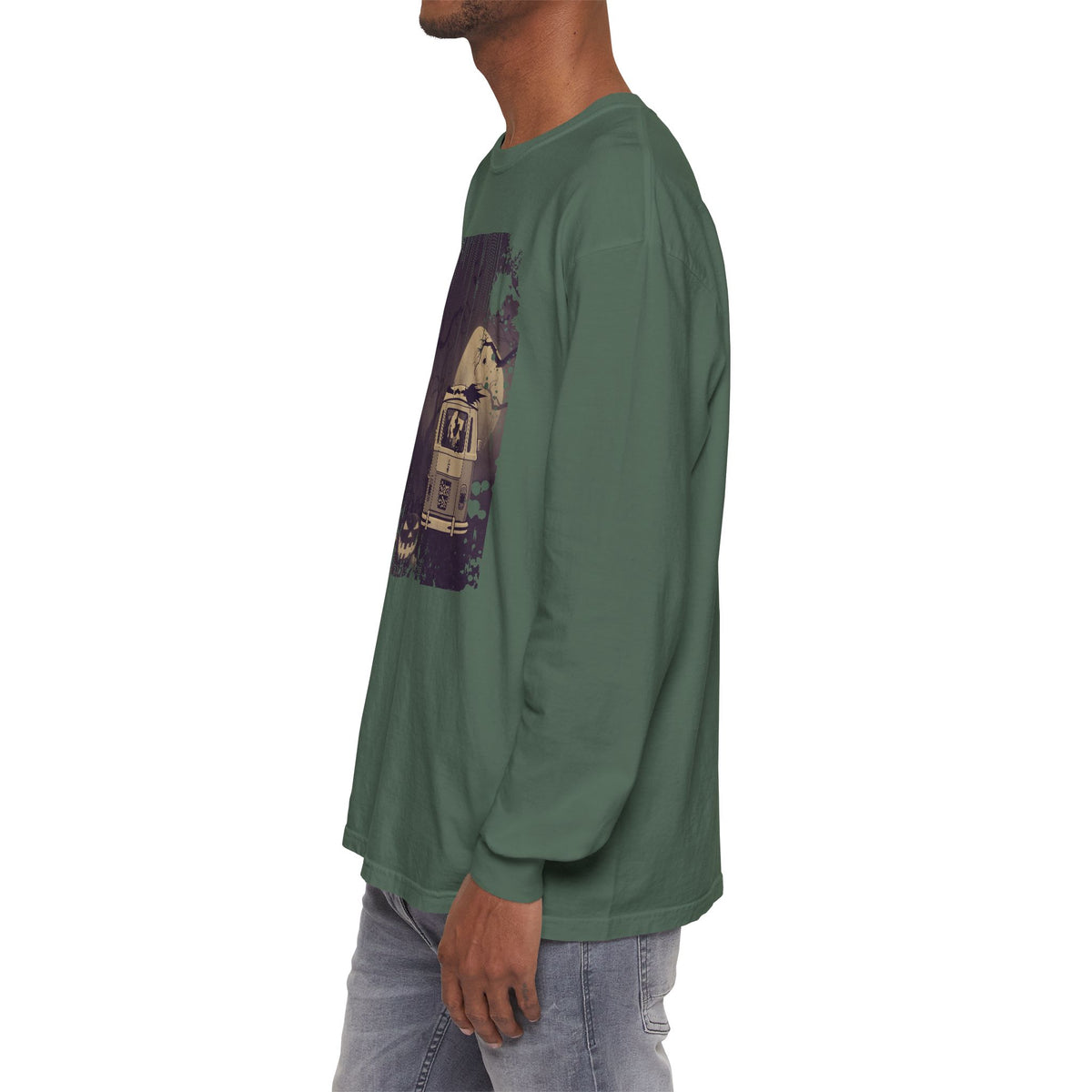Vintage Salem or Bust Halloween Long Sleeve Tshirt | Spooky original design Long Sleeve
