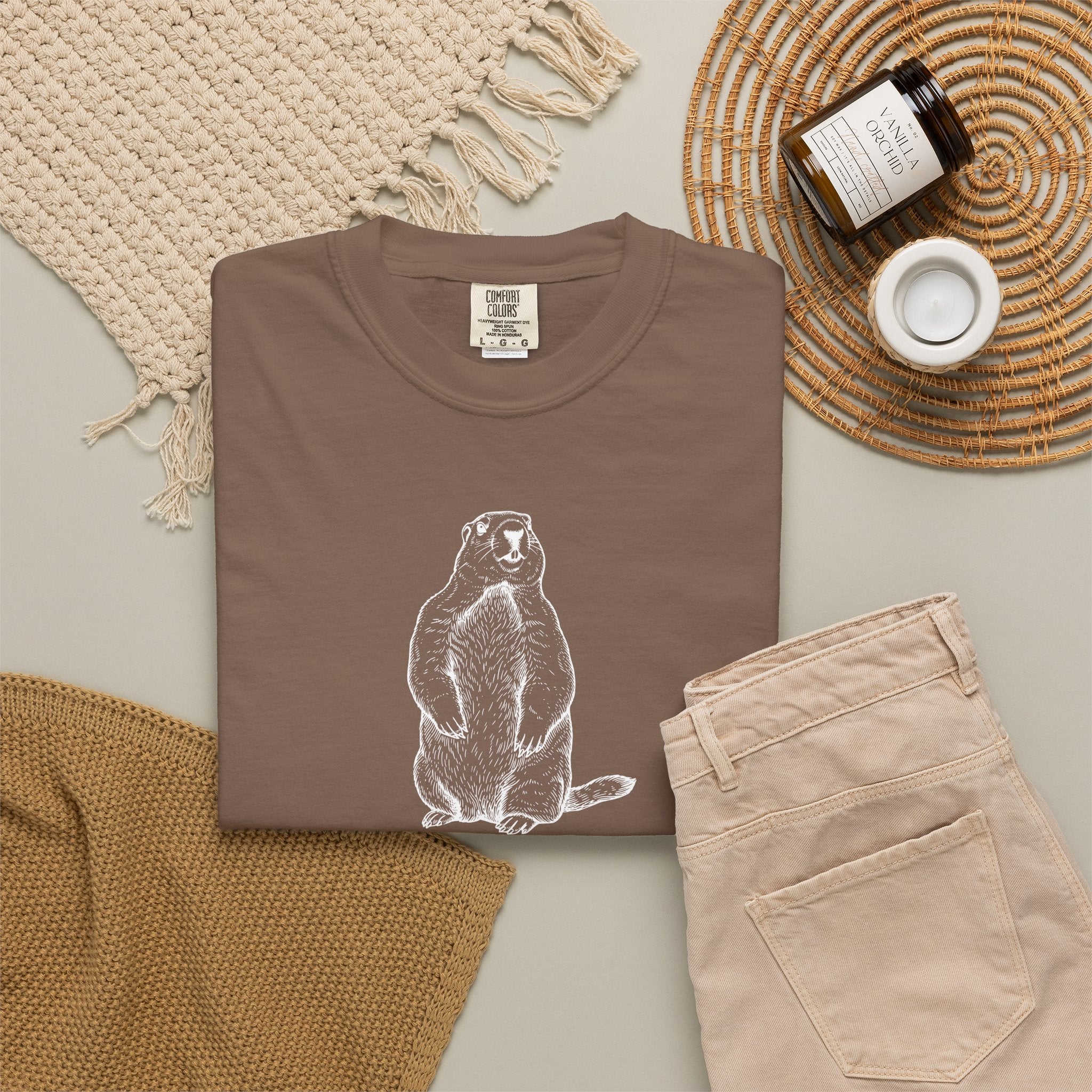 "Wait Just a Gosh Darn Marmot" Tshirt | Animal Lover Humor Tee