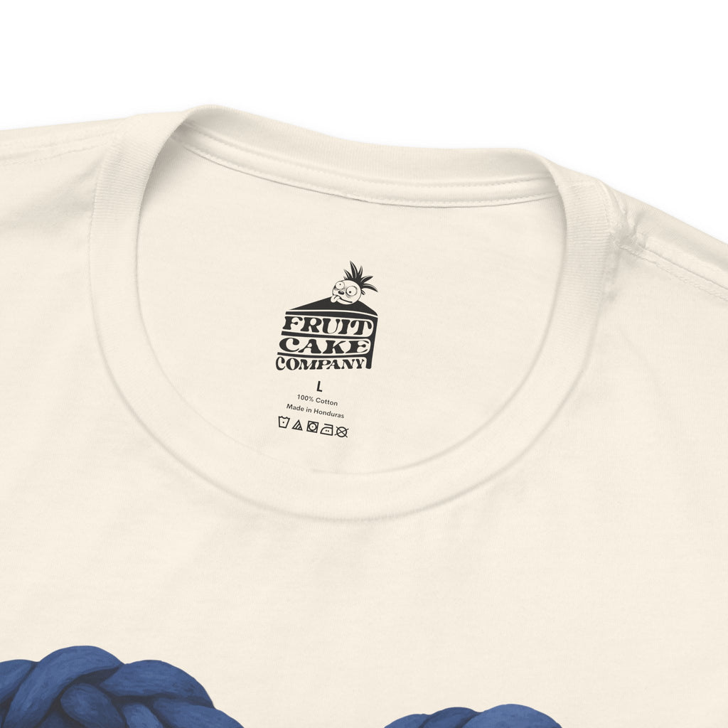 Minnesota Strong Knit Blue Heart T-Shirt | Heart Graphic Tee