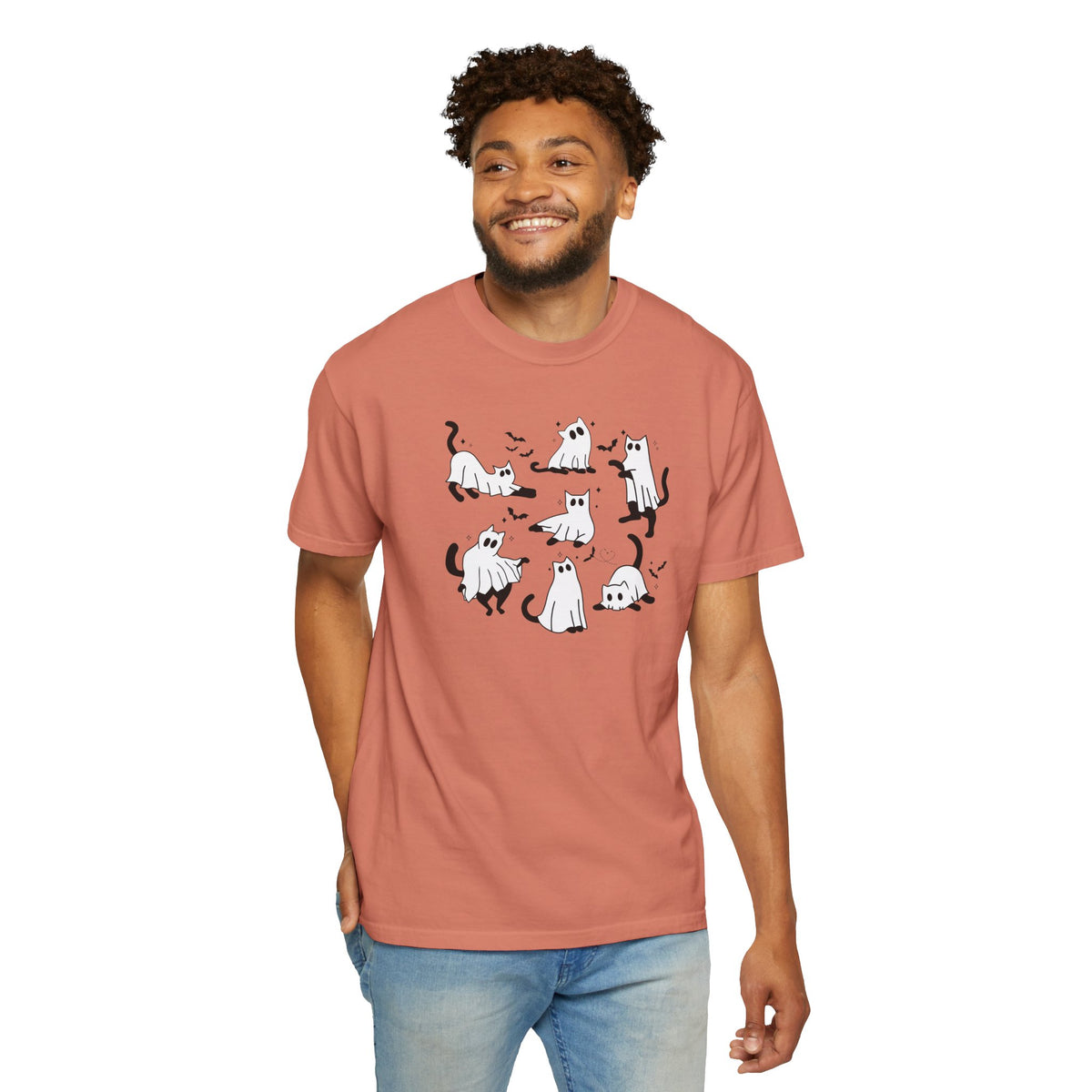 Ghost Cats & Bats Halloween TShirt
