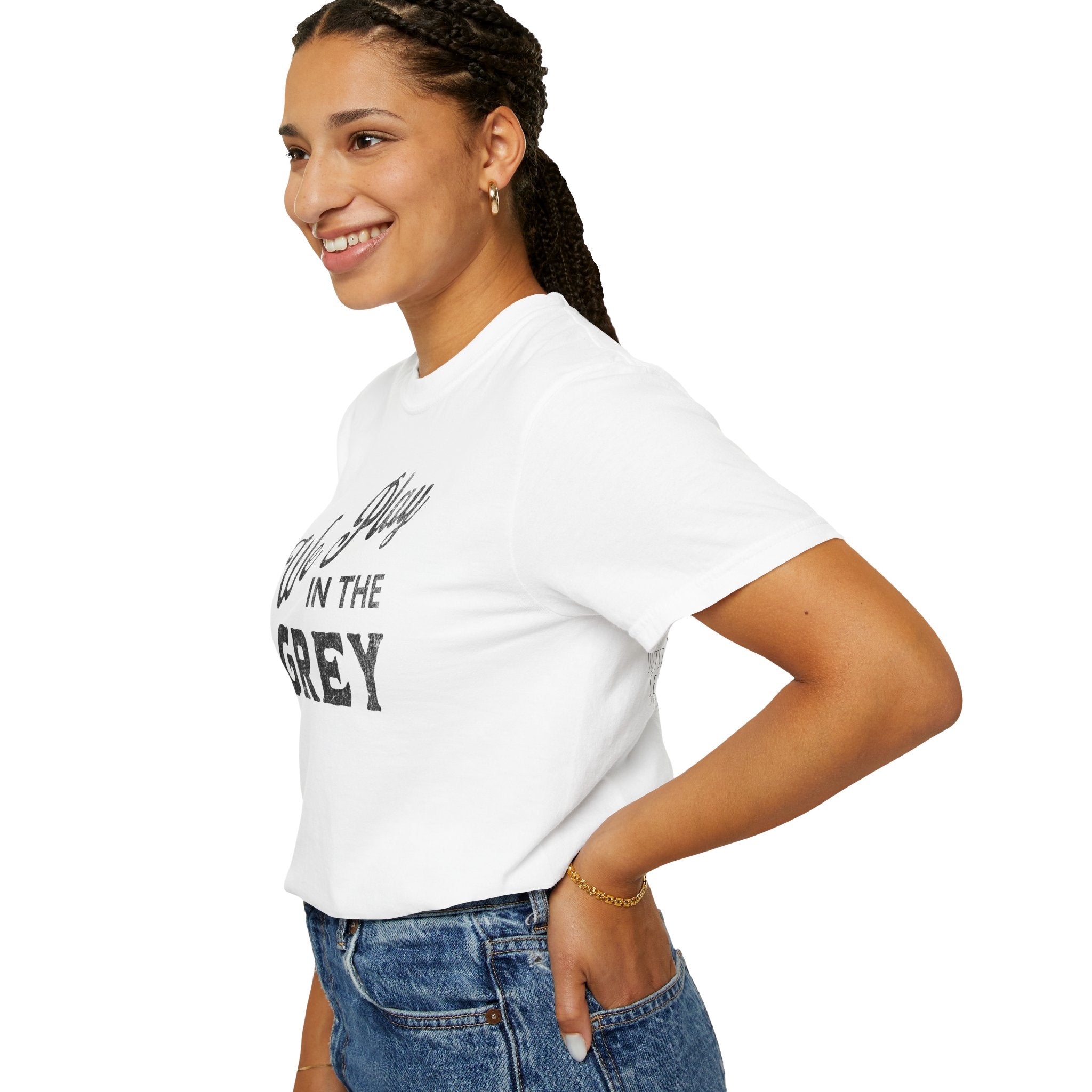 We Play in the Grey Vintage Graphic Tee | Inspired by Ebb and Flow Connections Cooperative