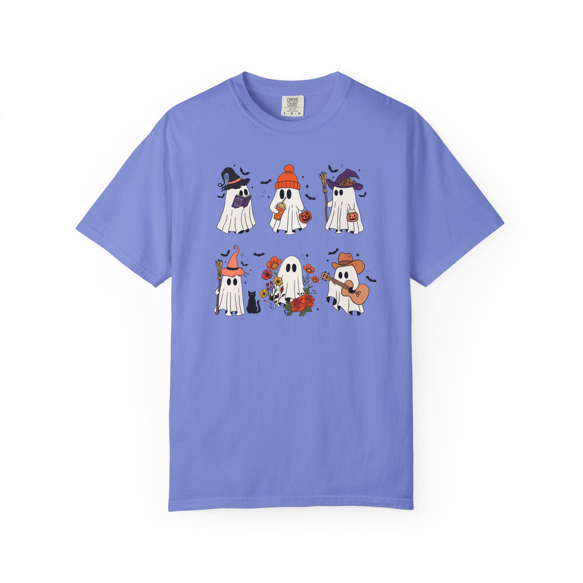 Cute Halloween Ghost Tshirt | Cozy Fall Vibes Top