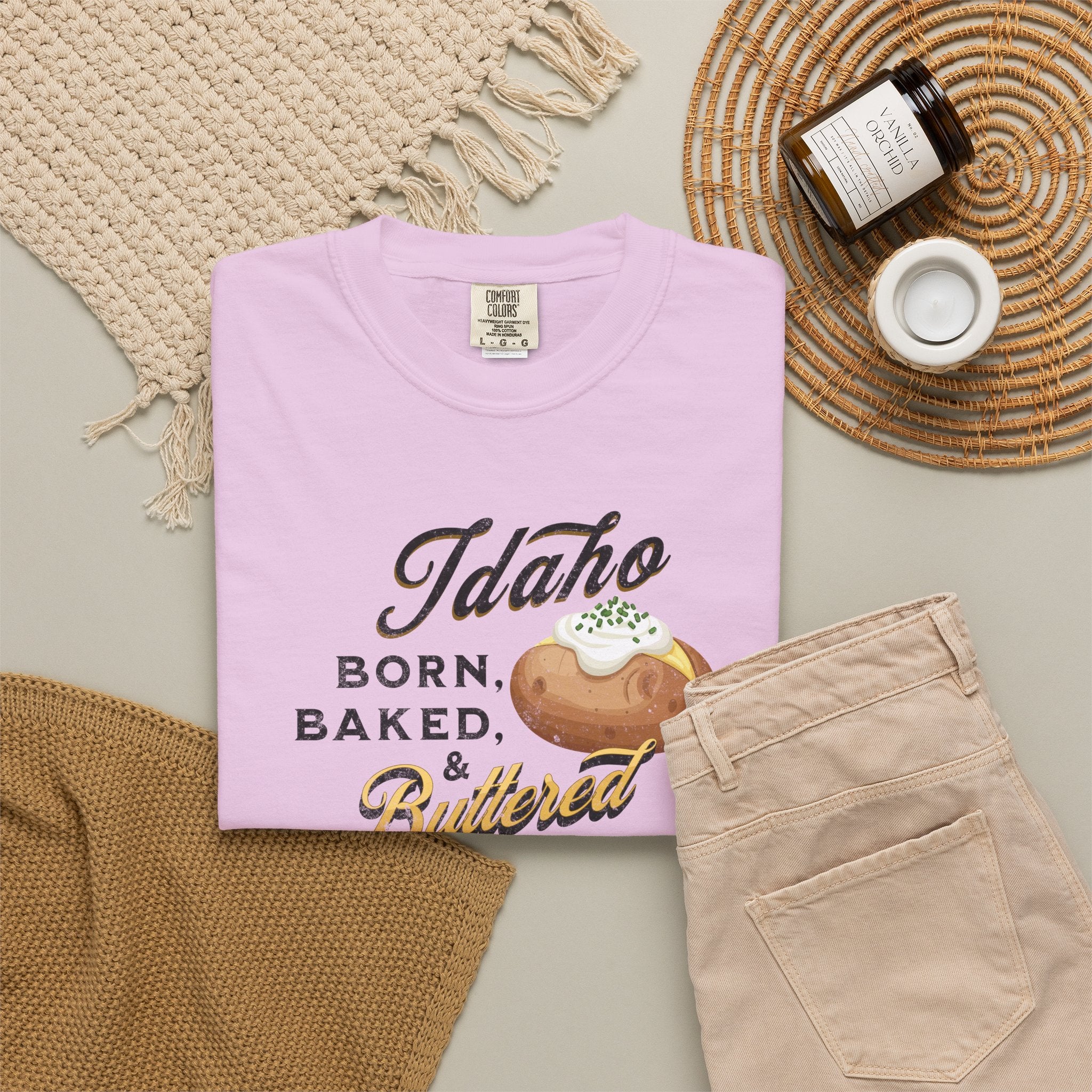 Idaho Born Baked & Buttered T-Shirt
