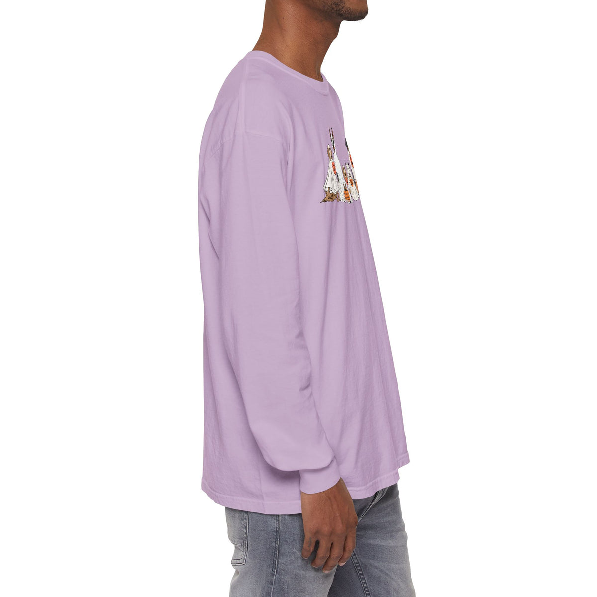 Halloween Ghost Dogs Long Sleeve Tshirt | Fun Holiday original design Long Sleeve