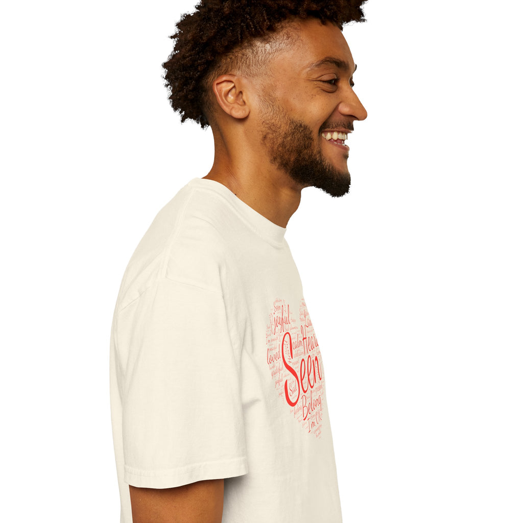 Seen Heart Tee | Support Mental Health Awareness Top | Belonging Tshirt