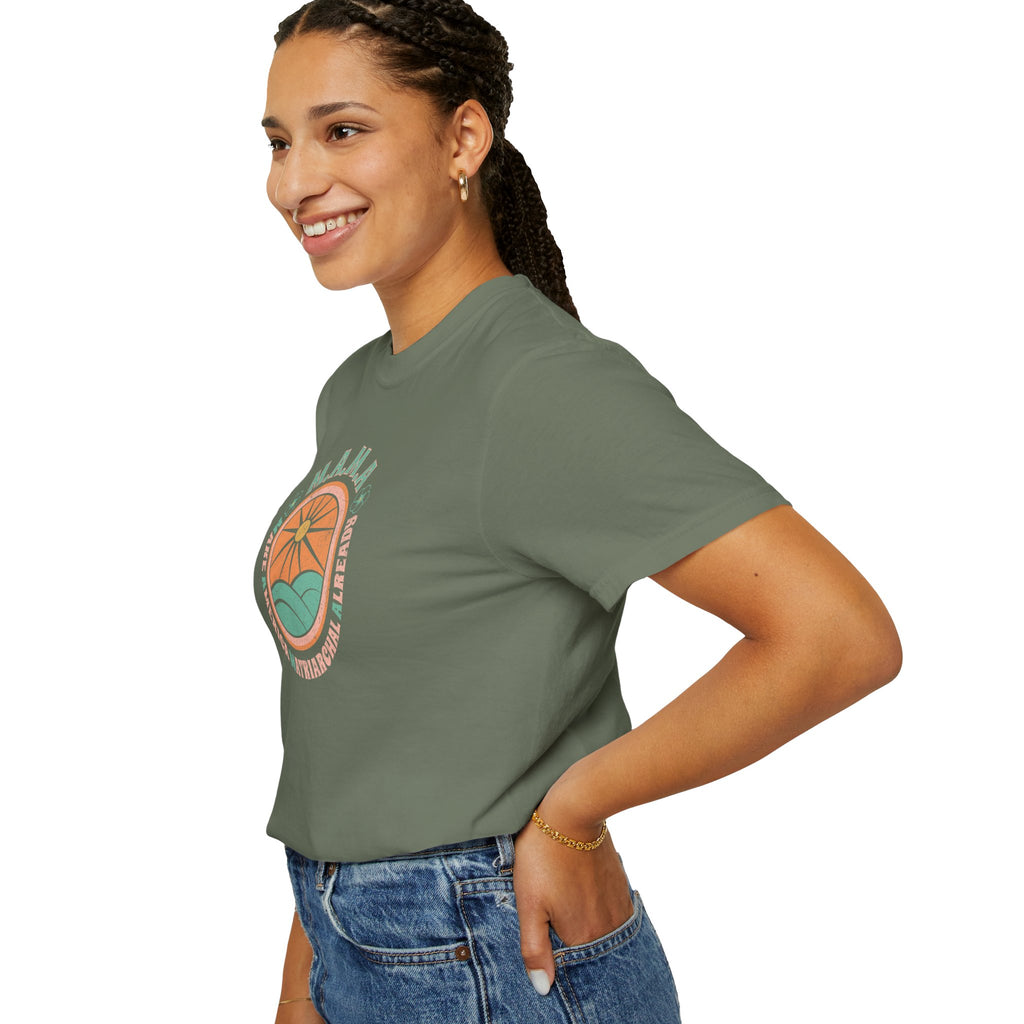 M.A.M.A 'Make America Matriarchal Already' T-Shirt — Retro Sun & Waves Feminist Tee