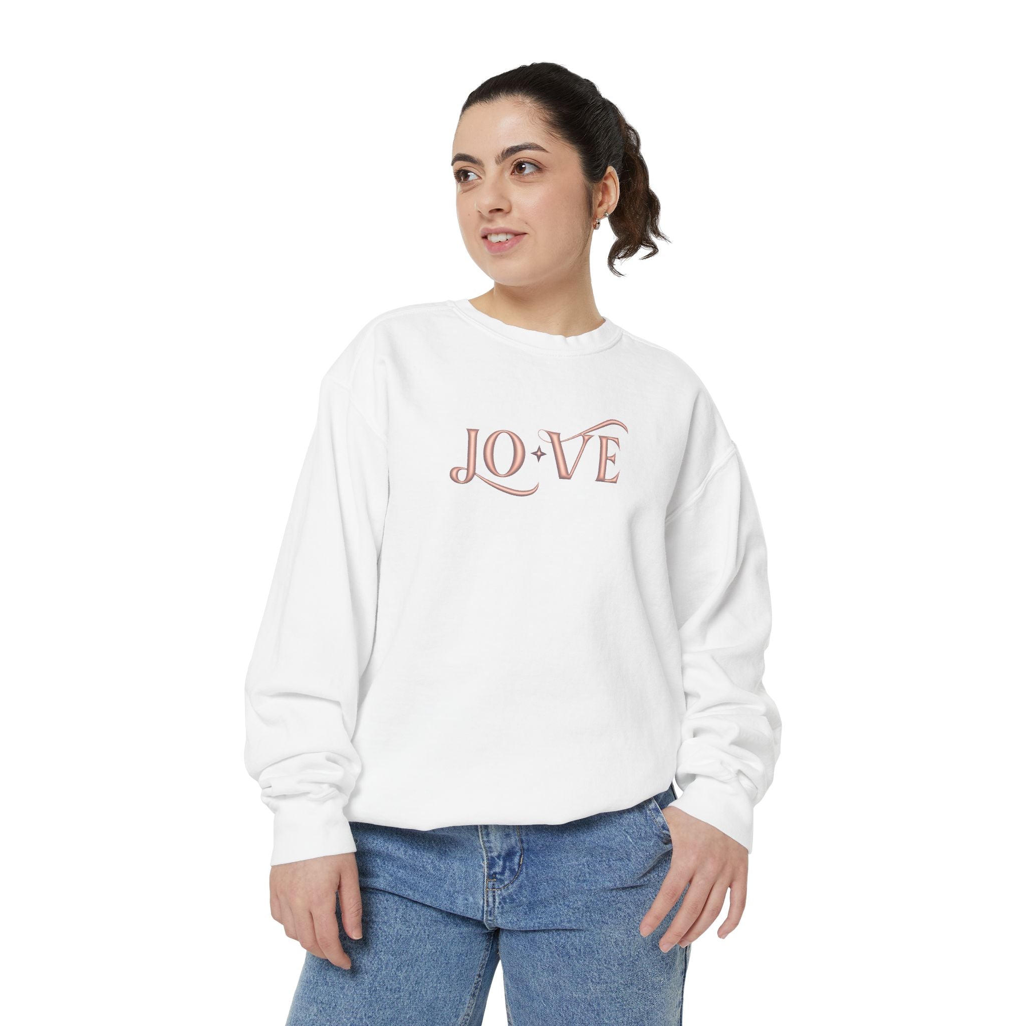 Feel the Love Sweatshirt | Calligraphy Valentines Love Sweatshirt | Bride gift| Brides Maid gift | Love sweatshirt