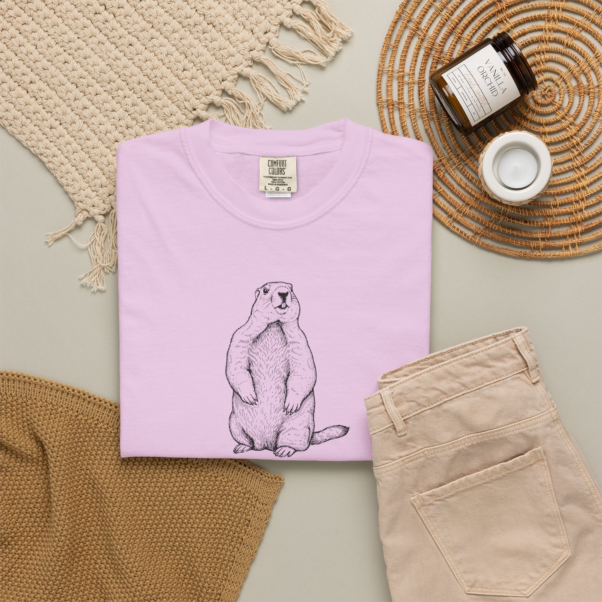 "Wait Just a Gosh Darn Marmot" Tshirt | Animal Lover Humor Tee