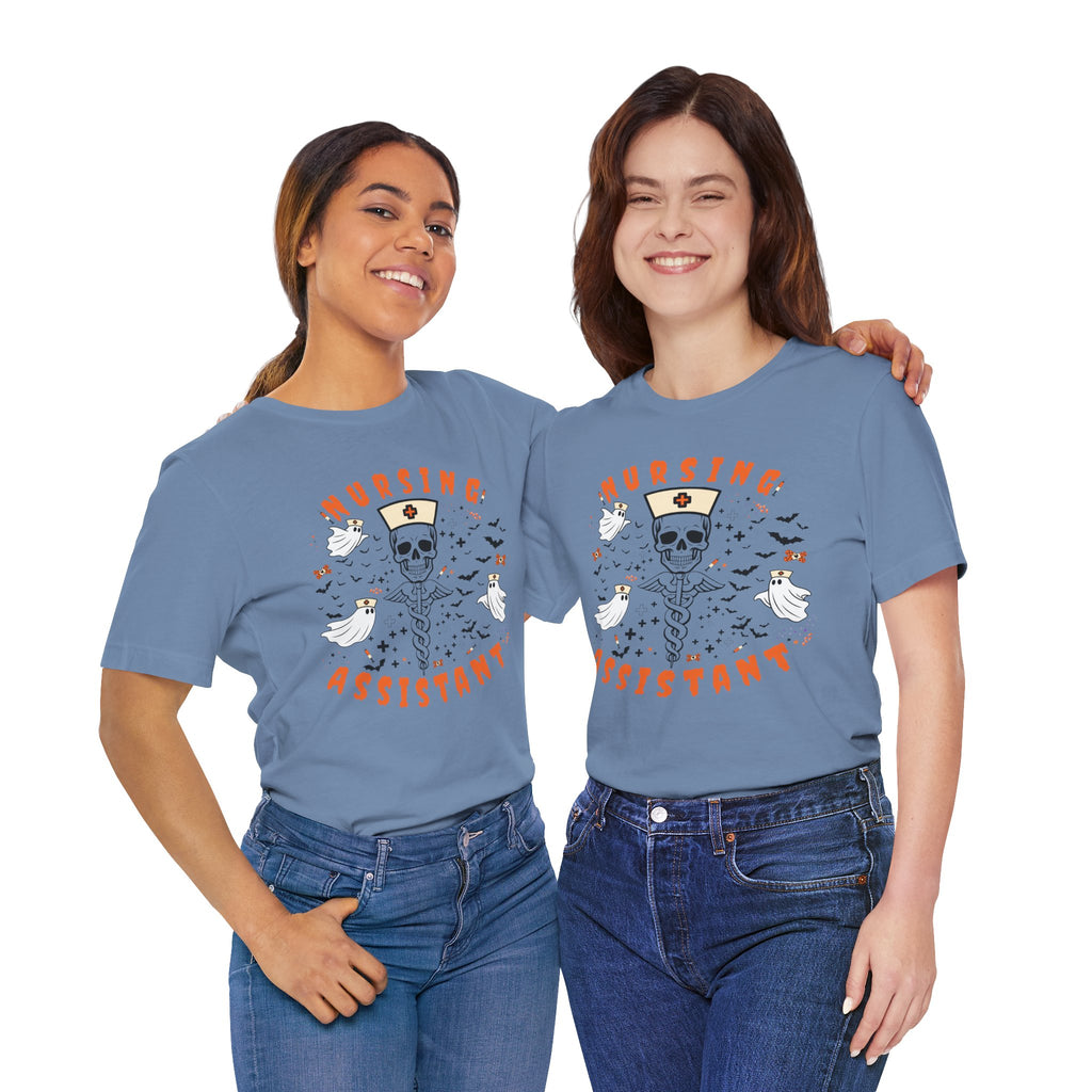 Spooky Nursing Assistant Tshirt | Halloween Ultra Soft Bella Canva Tees