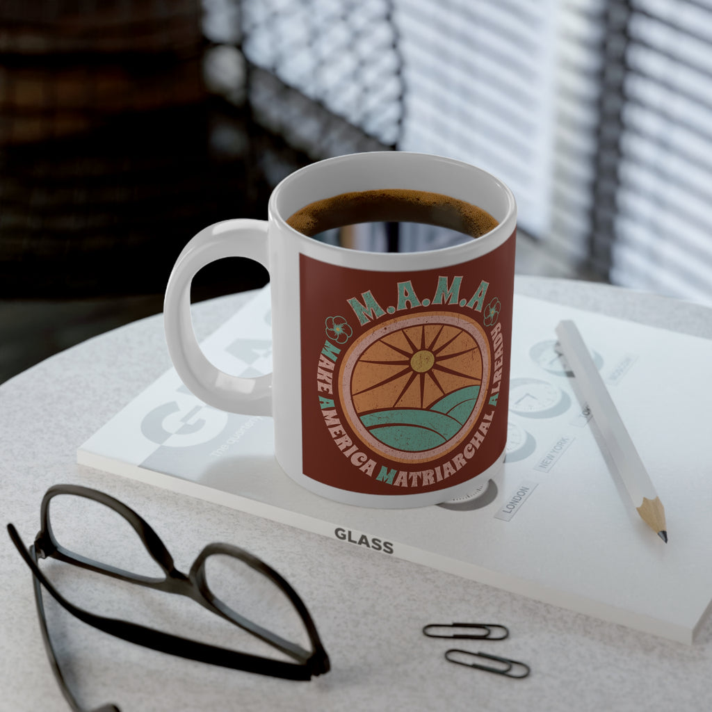 Earth M.A.M.A "Make America Matriarchal Already" Jumbo 20 oz mug | Feminist Woman Power Gift