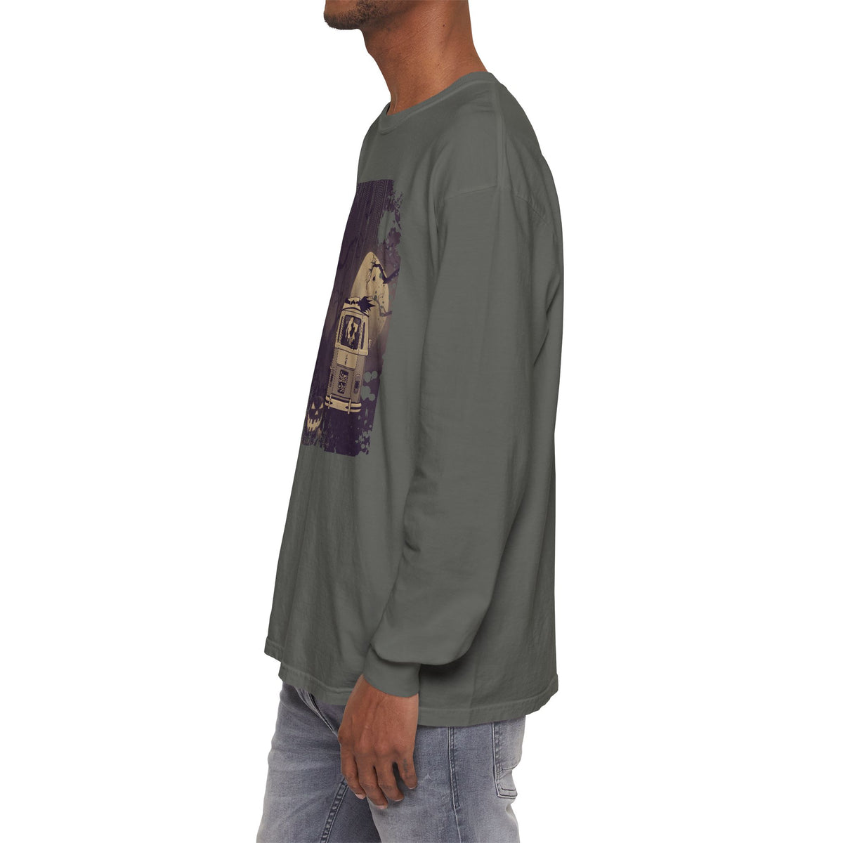 Vintage Salem or Bust Halloween Long Sleeve Tshirt | Spooky original design Long Sleeve