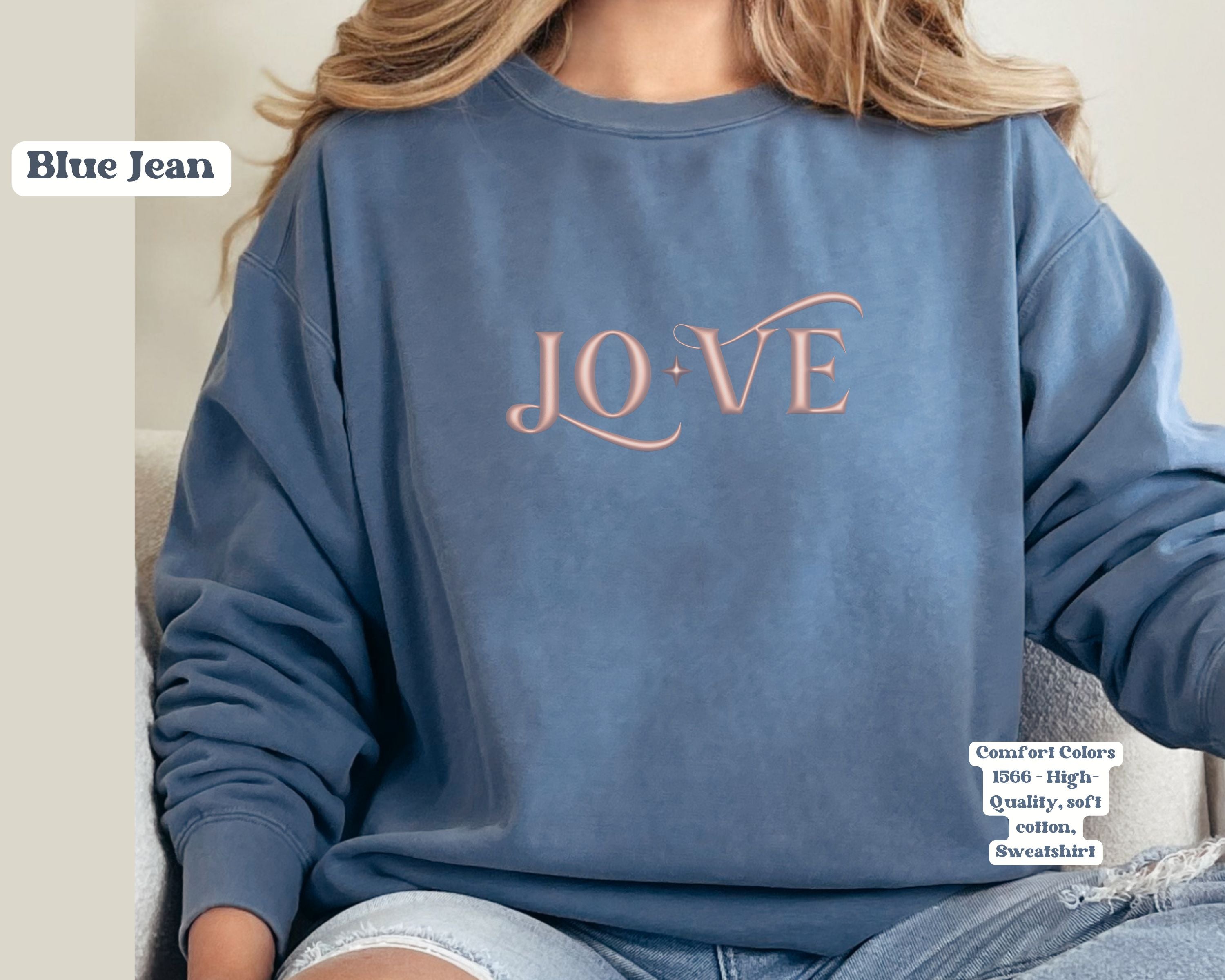 Feel the Love Sweatshirt | Calligraphy Valentines Love Sweatshirt | Bride gift| Brides Maid gift | Love sweatshirt