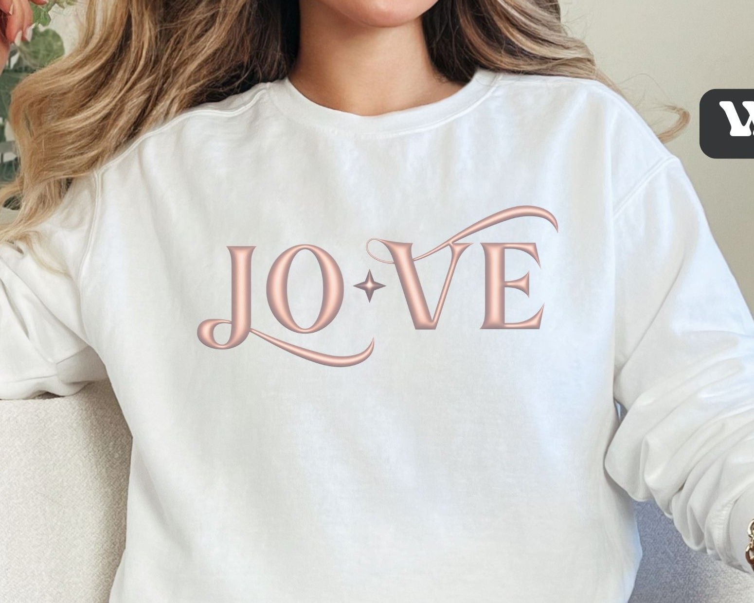 Feel the Love Sweatshirt | Calligraphy Valentines Love Sweatshirt | Bride gift| Brides Maid gift | Love sweatshirt