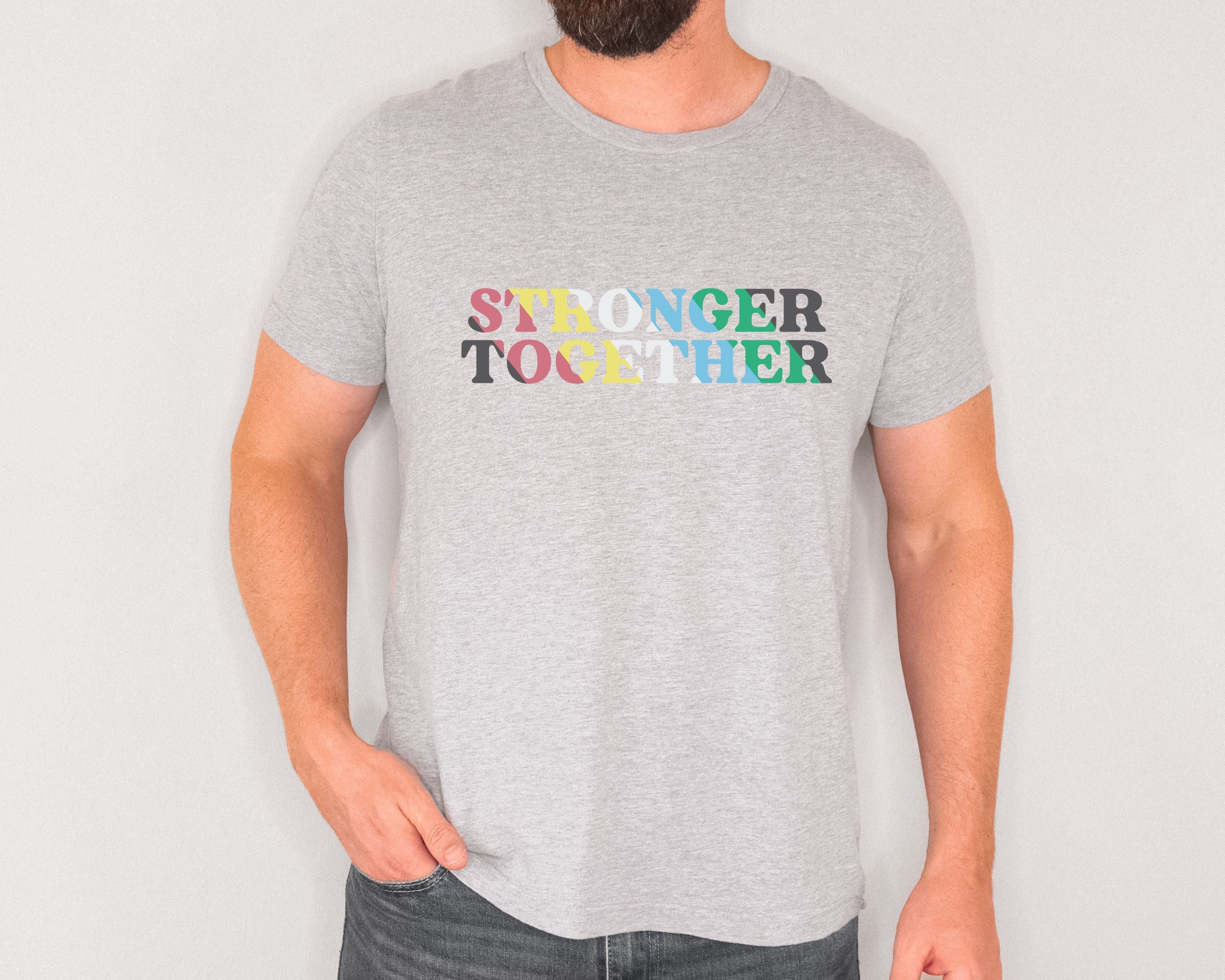 Stronger Together Disability Pride Tshirt