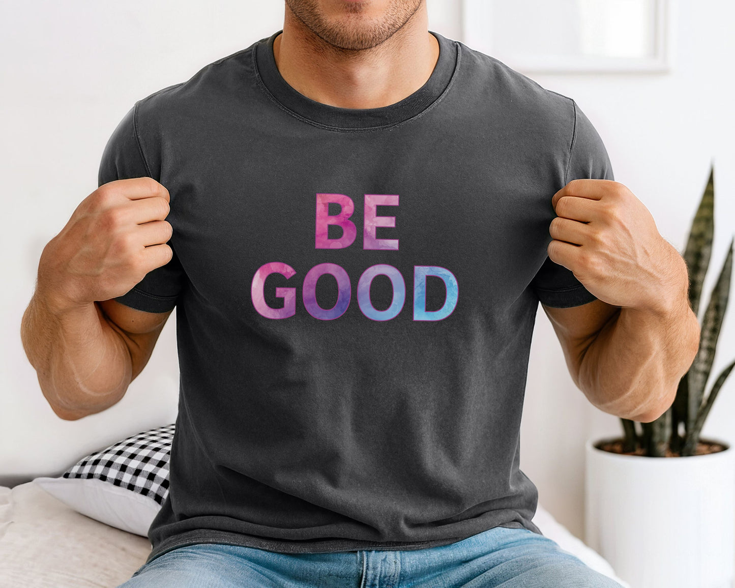Be Good pastel gradient tee | Justice for Renee Good T-Shirt