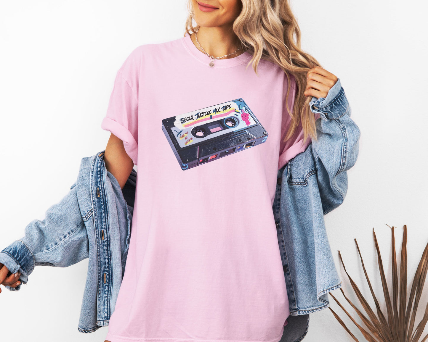 Retro Social Justice Mix Tape t-shirt | 80s Vintage Resistance Graphic