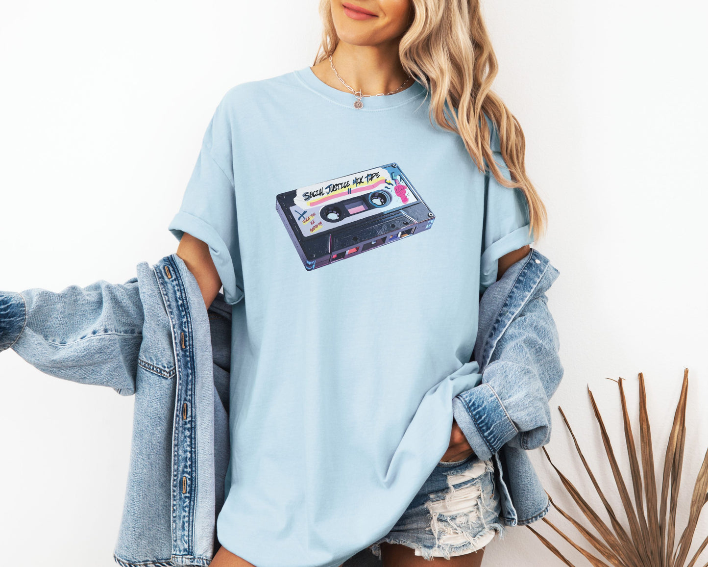 Retro Social Justice Mix Tape t-shirt | 80s Vintage Resistance Graphic