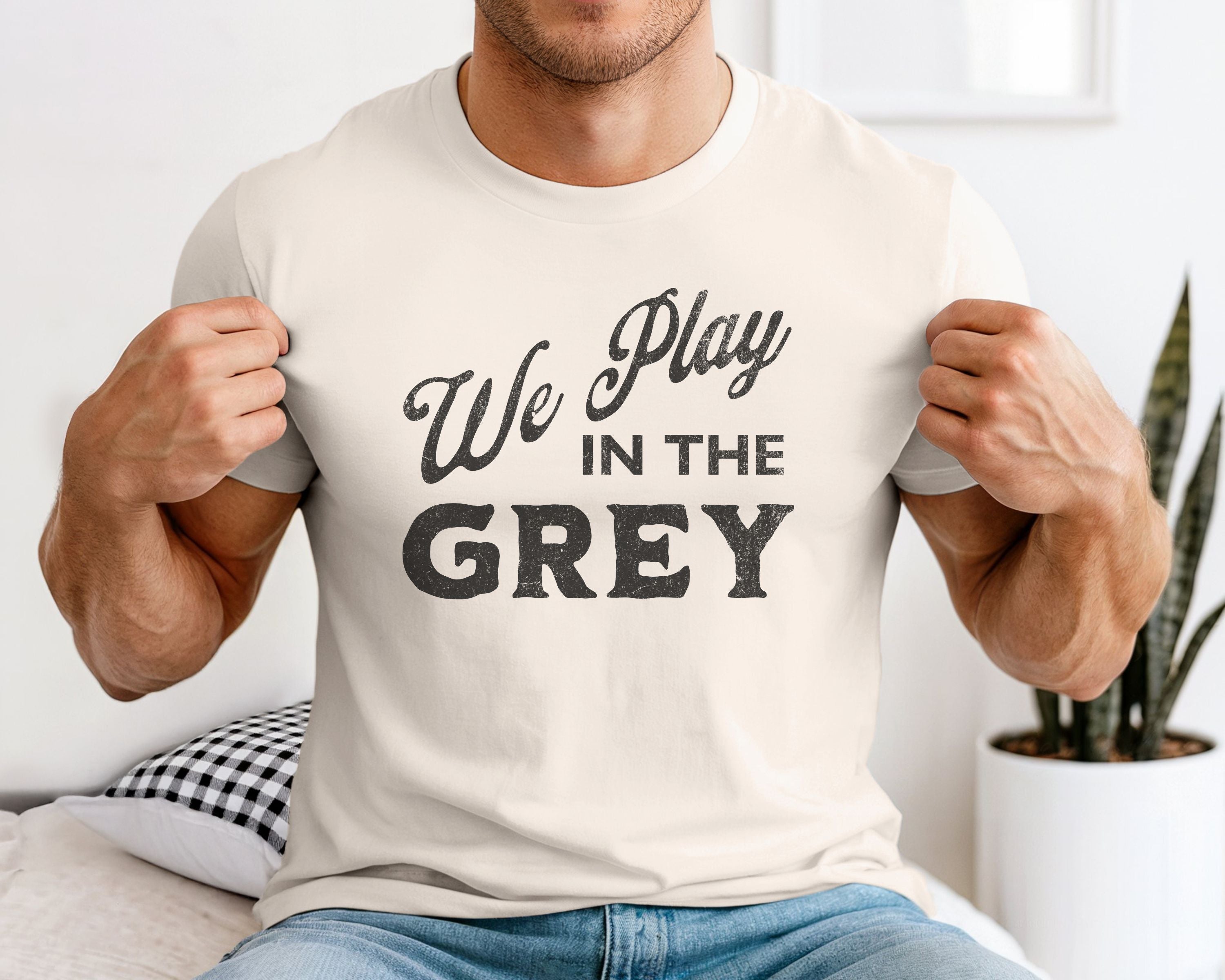 We Play in the Grey Vintage Graphic Tee | Inspired by Ebb and Flow Connections Cooperative