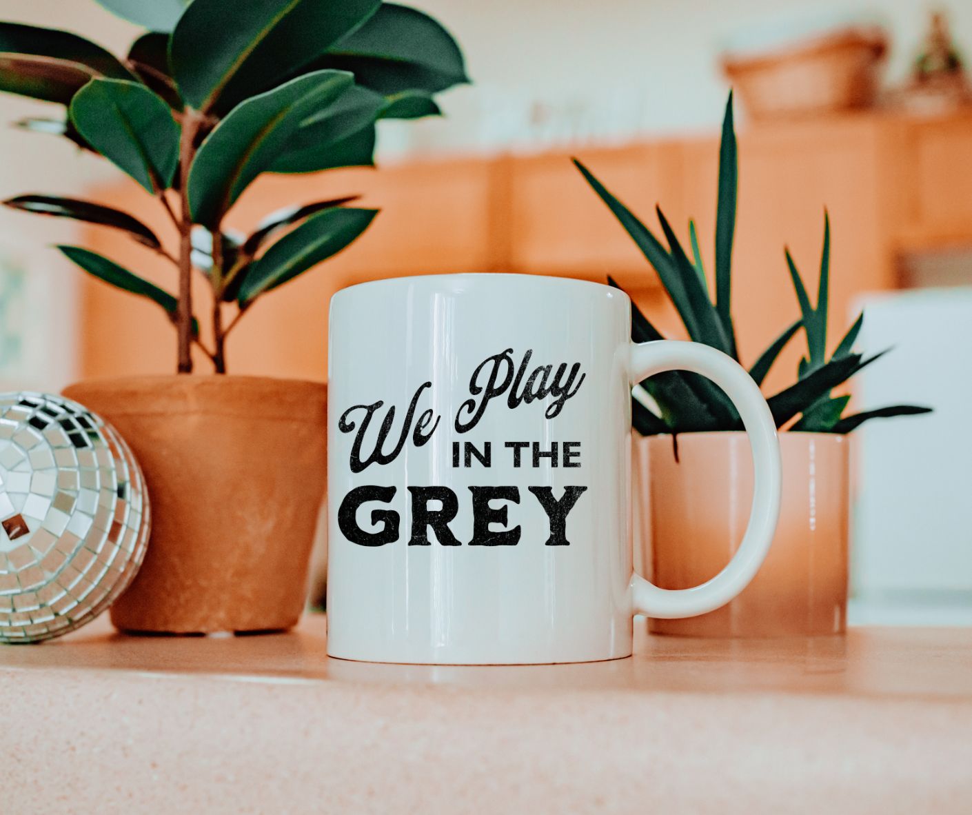 20oz Jumbo Mug — "We Play In The Grey" Social Connection Word-Cloud Coffee Cup