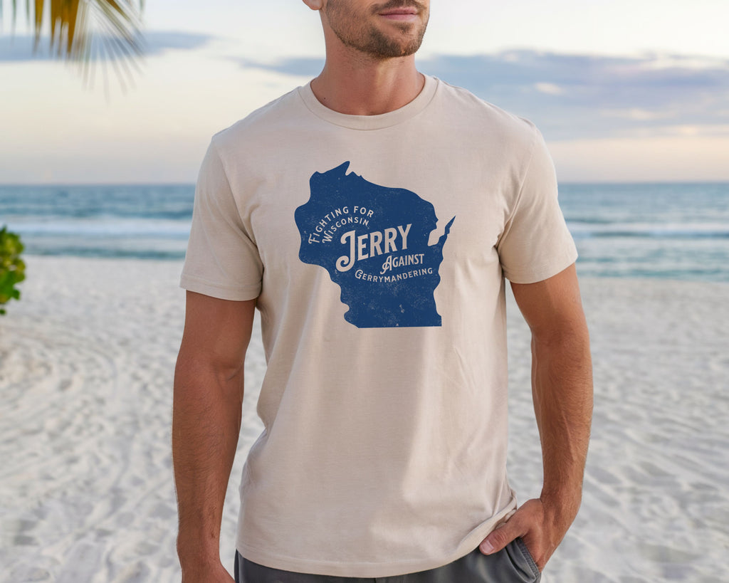 Wisconsin 'Jerry against Gerrymandering' Vintage T-Shirt