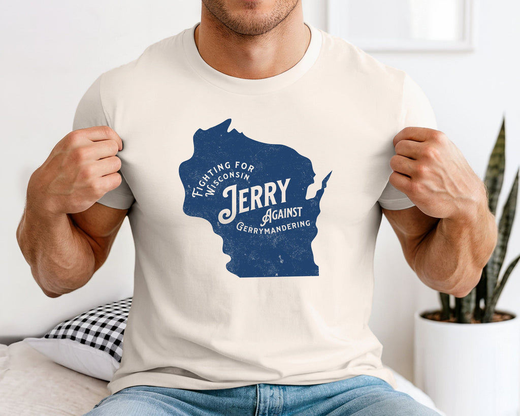 Wisconsin 'Jerry against Gerrymandering' Vintage T-Shirt