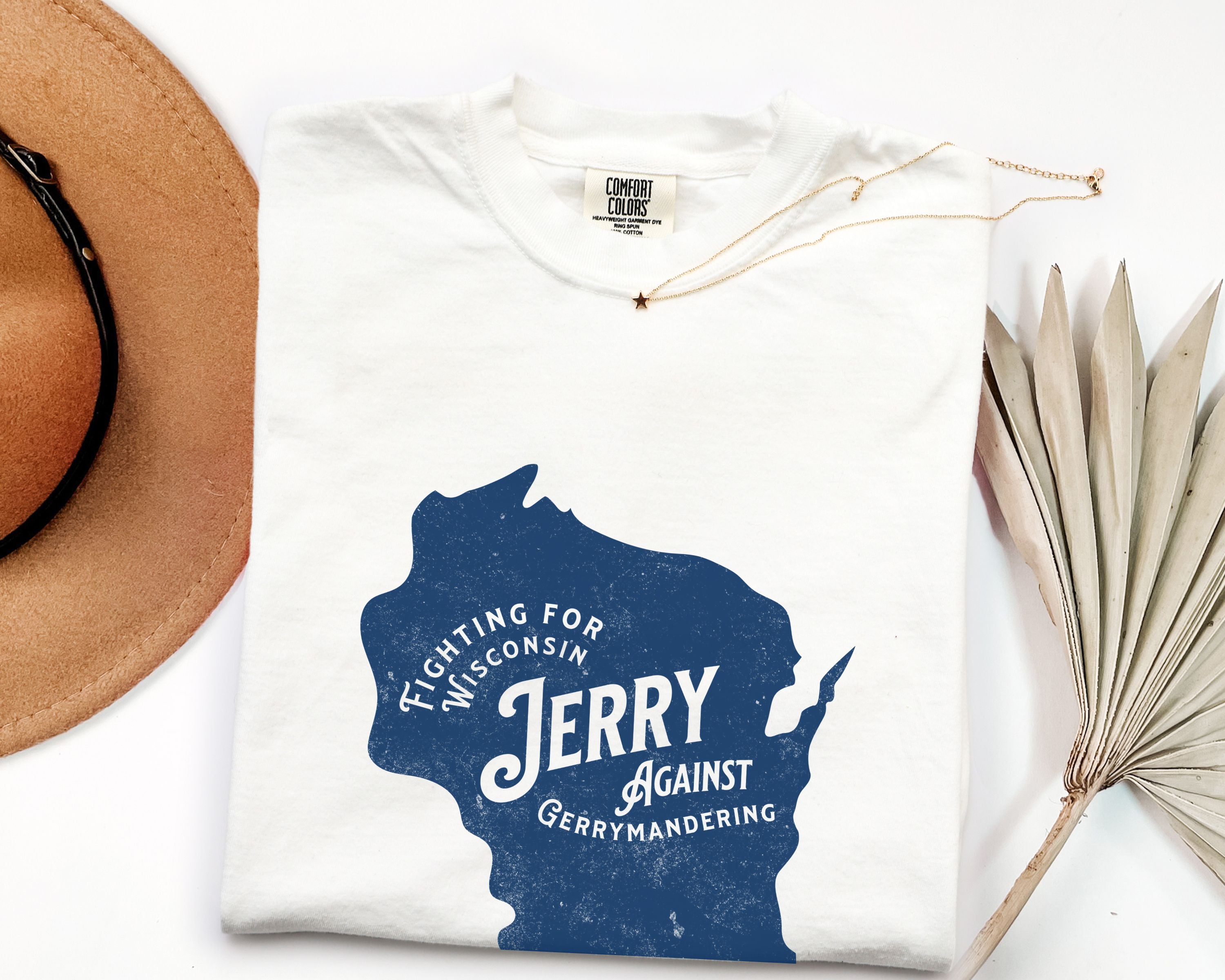 Wisconsin 'Jerry against Gerrymandering' Vintage T-Shirt