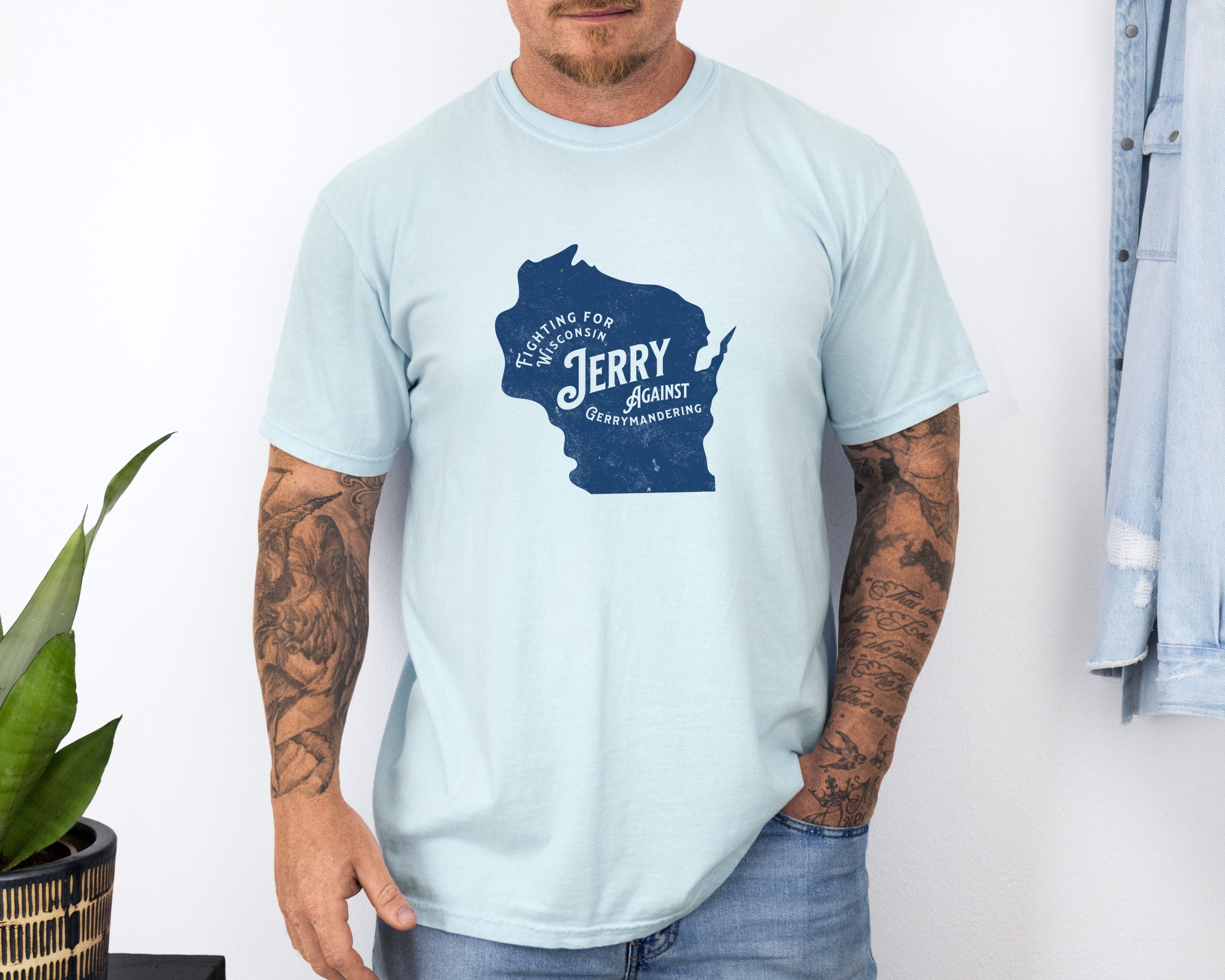 Wisconsin 'Jerry against Gerrymandering' Vintage T-Shirt