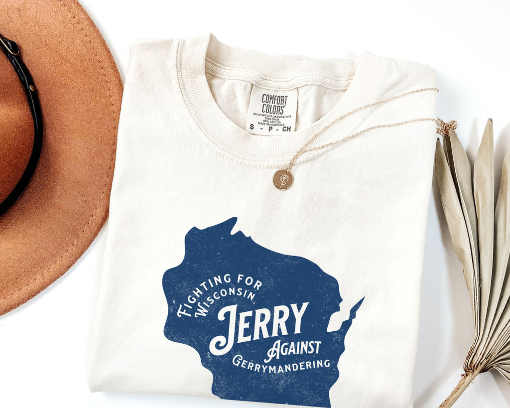 Wisconsin 'Jerry against Gerrymandering' Vintage T-Shirt