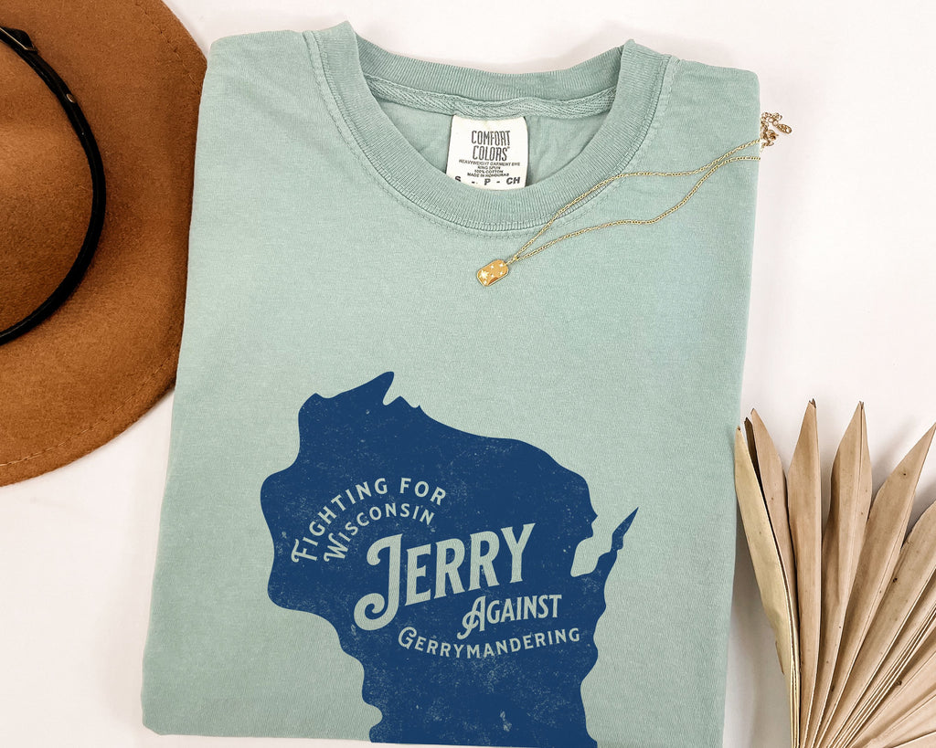 Wisconsin 'Jerry against Gerrymandering' Vintage T-Shirt