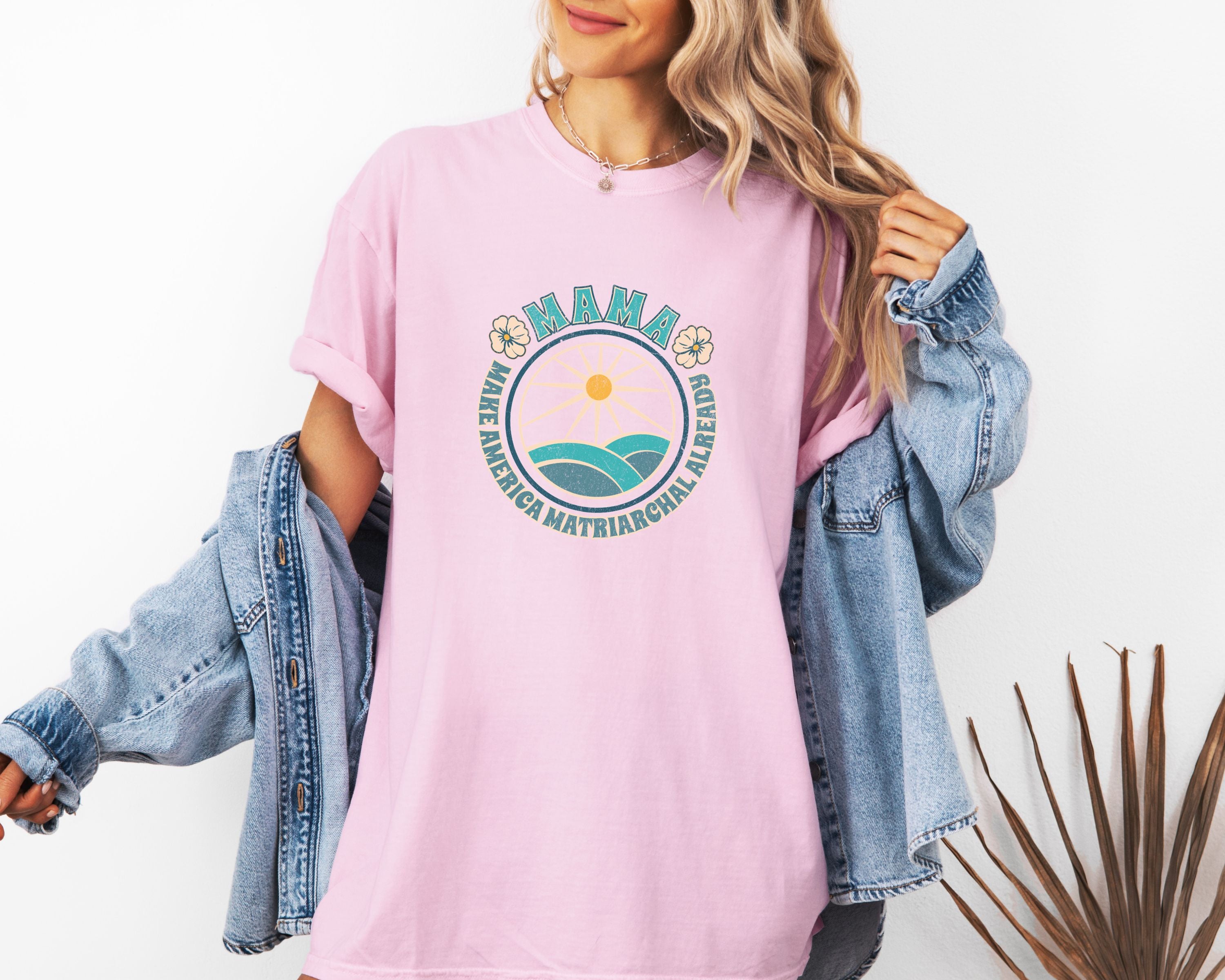 M.A.M.A Oceanic Summer Matriarchal T-Shirt — Make America Matriarchal Already Feminist Tee