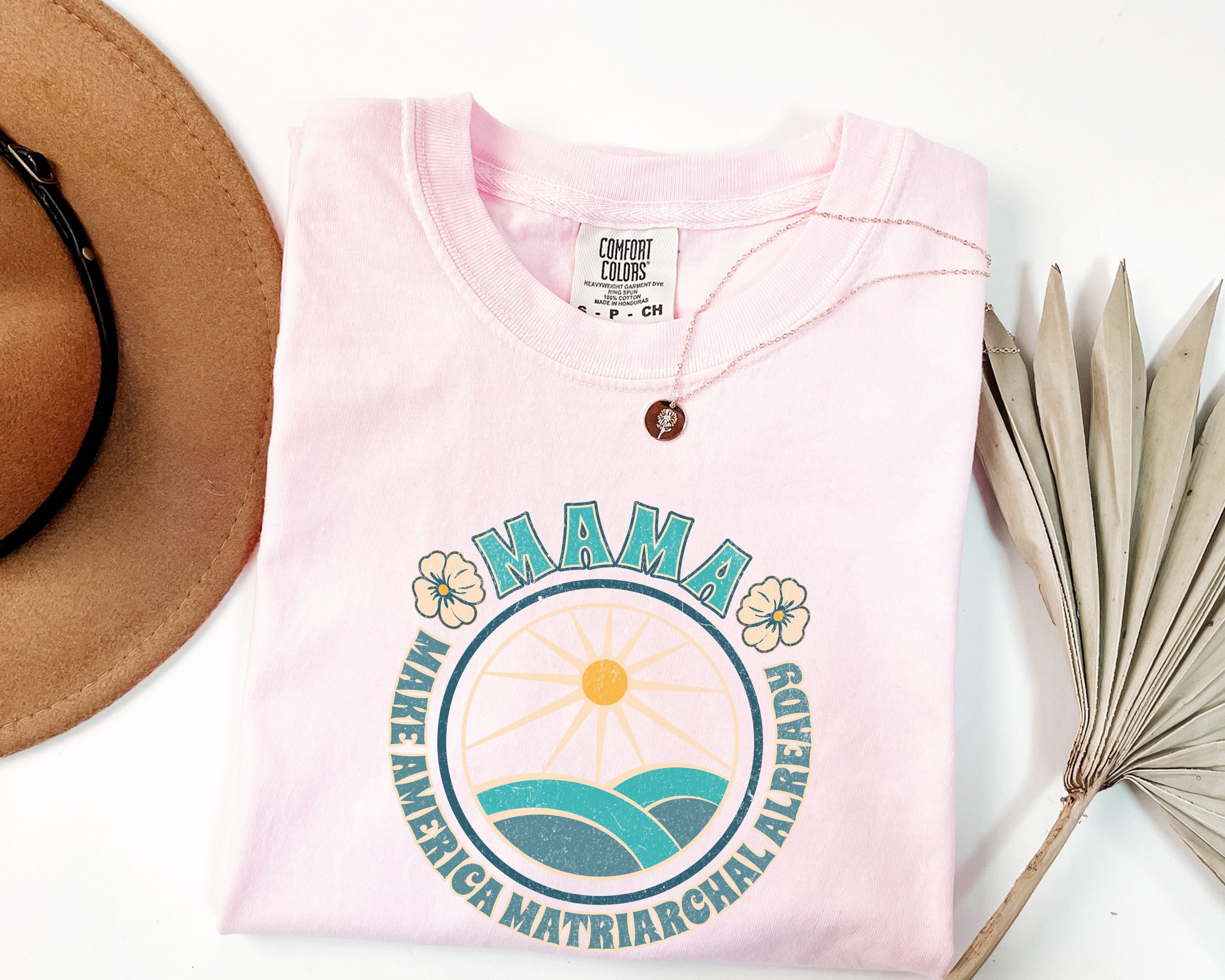 M.A.M.A Oceanic Summer Matriarchal T-Shirt — Make America Matriarchal Already Feminist Tee